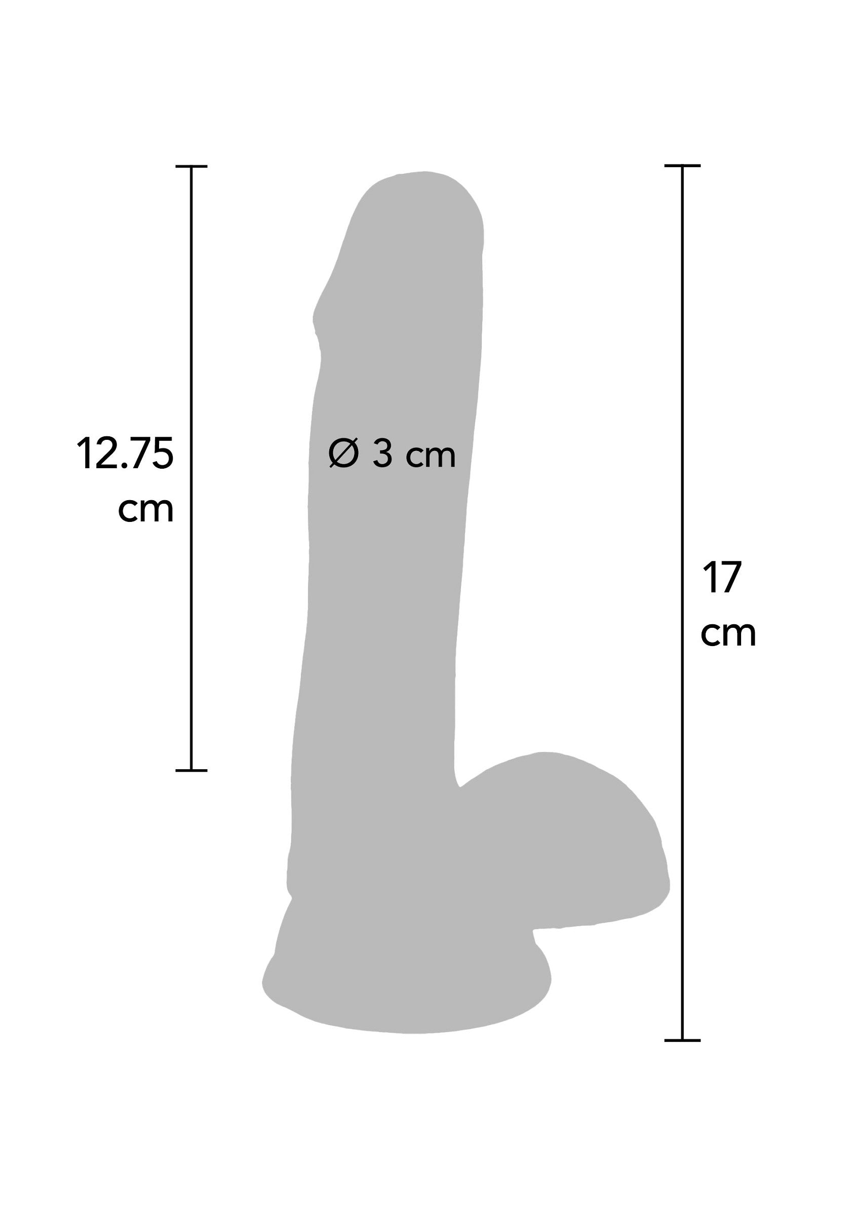 Dual Density Dildo TPE 17 cm - Afbeelding 2