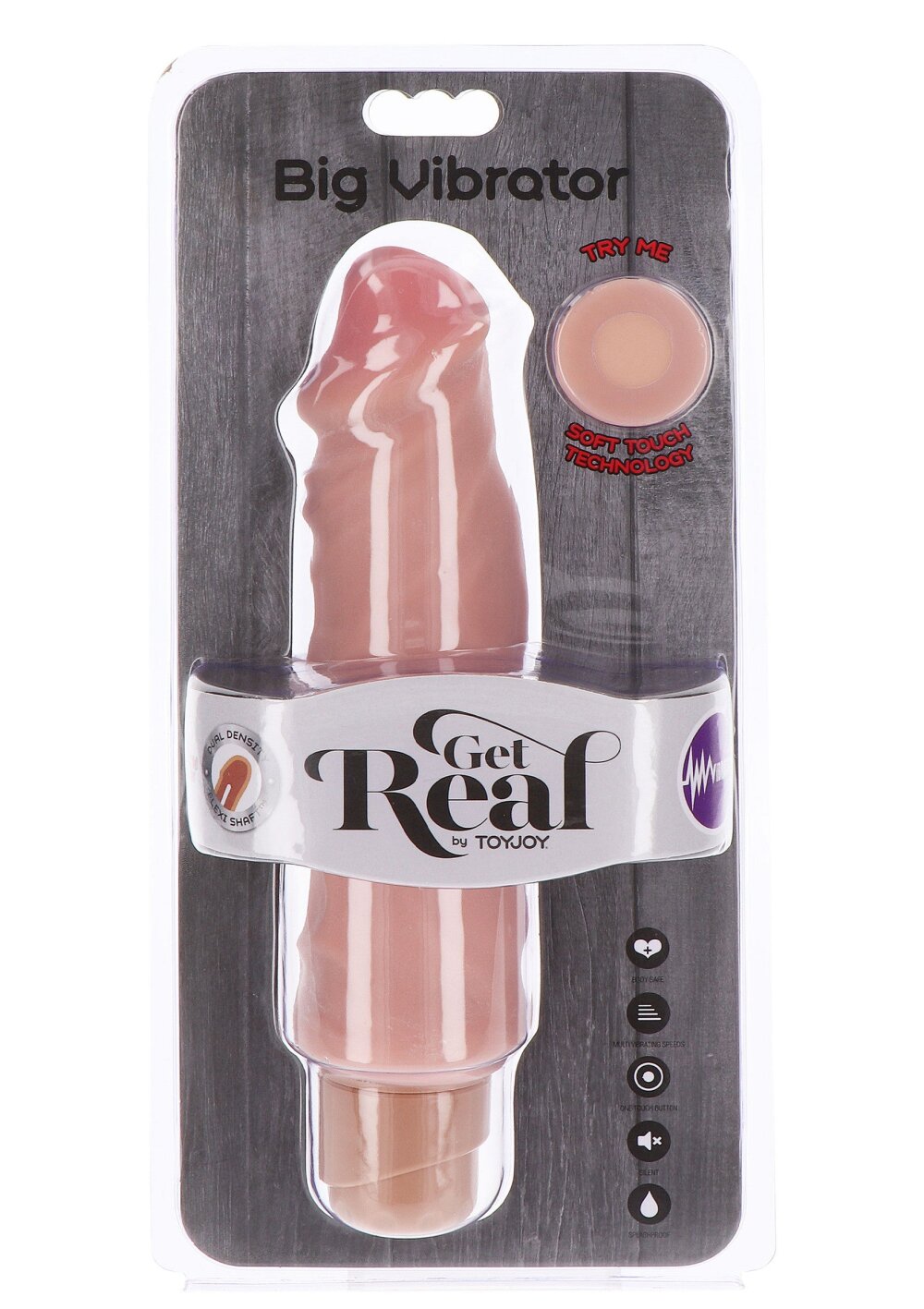 Dual Density Vibrator TPE 23 cm - Afbeelding 3