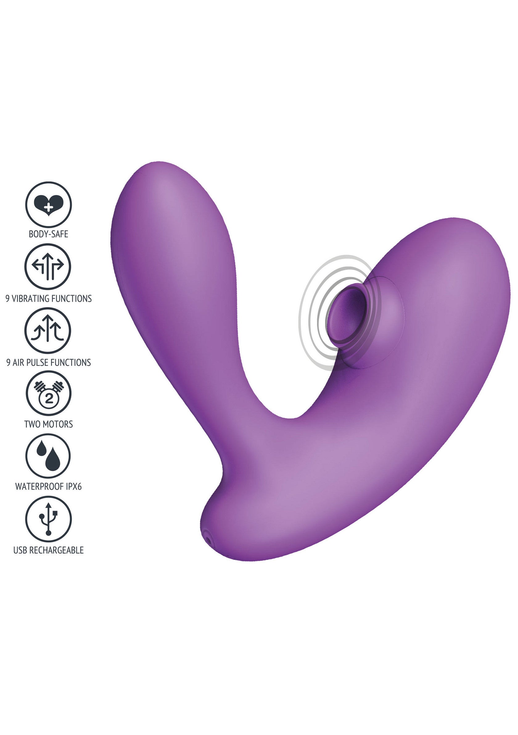 DuoVibe I Air Vibrator - Afbeelding 9