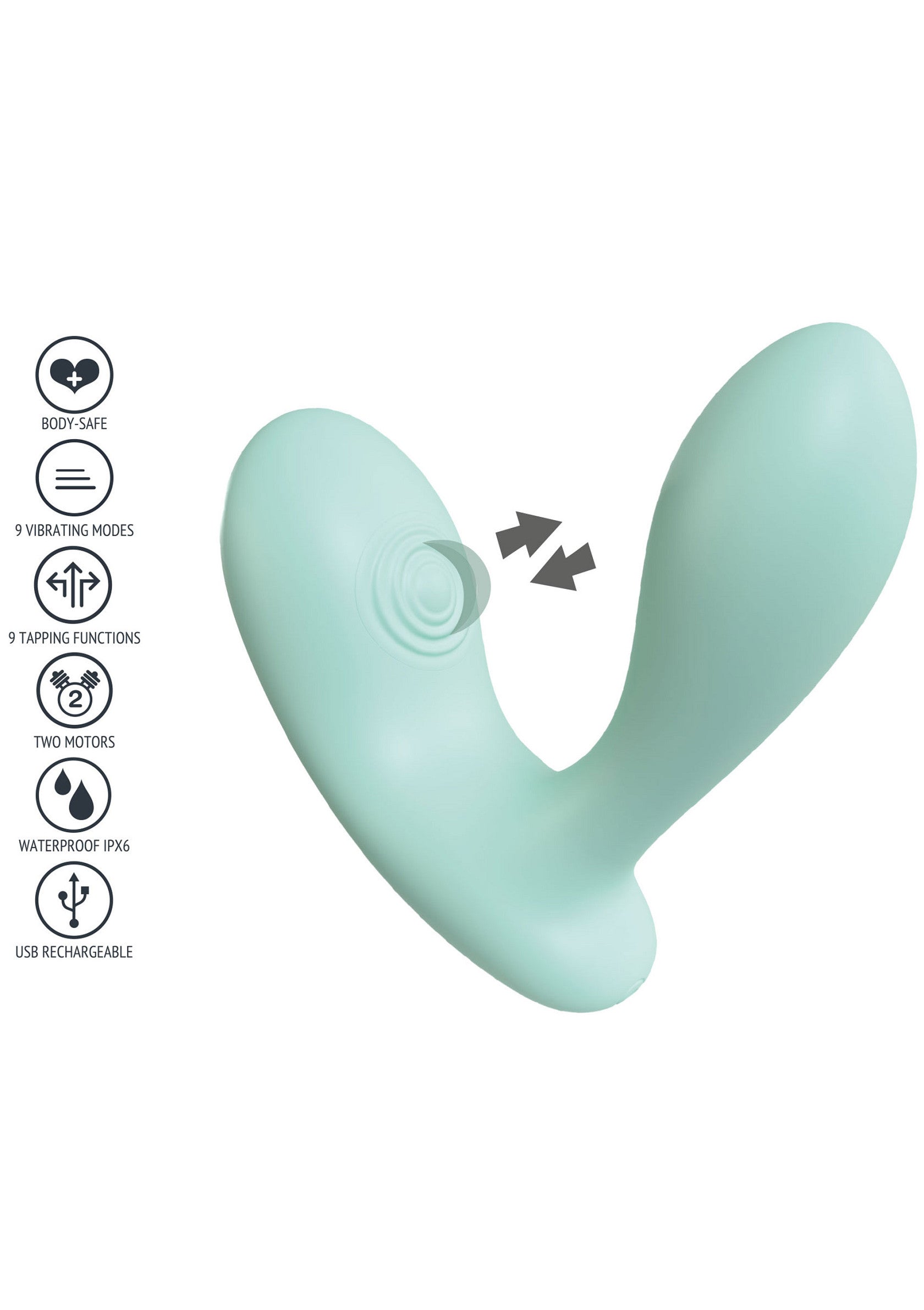 DuoVibe II Tapping Vibrator - Afbeelding 8