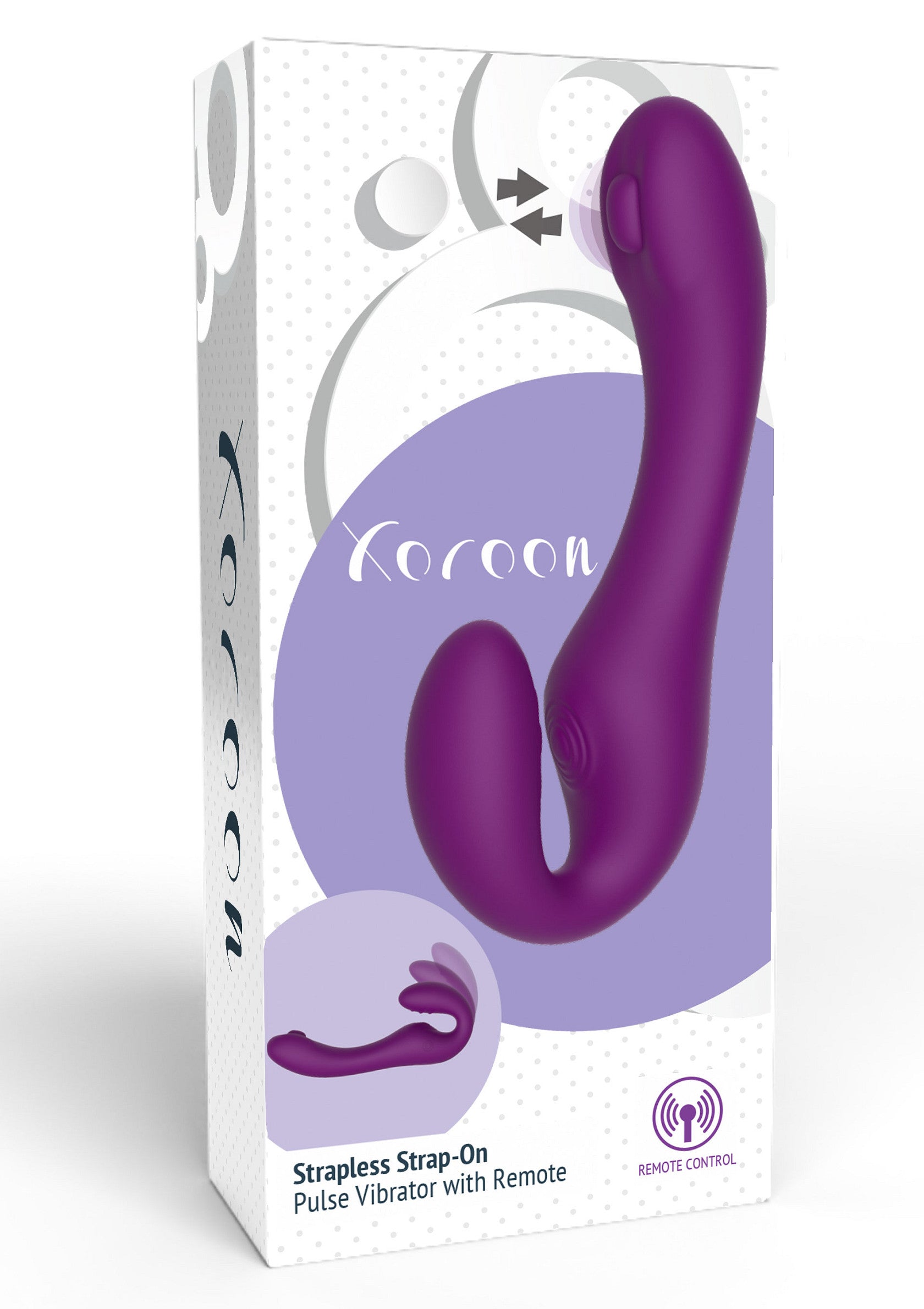 Strapless Strap-On Pulse Vibrator - Afbeelding 3