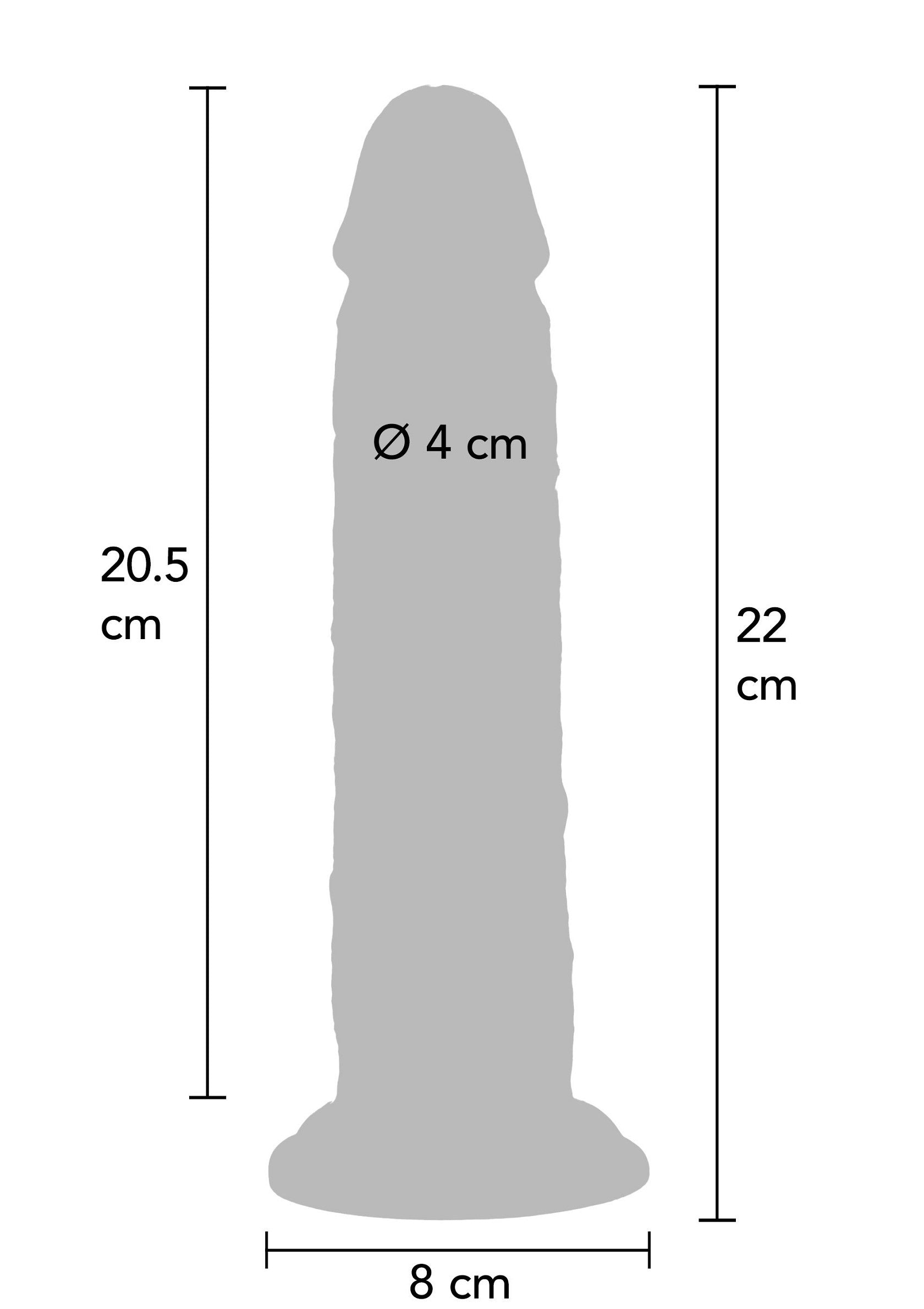 Foreskin Dong Silicone 22 cm - Afbeelding 2