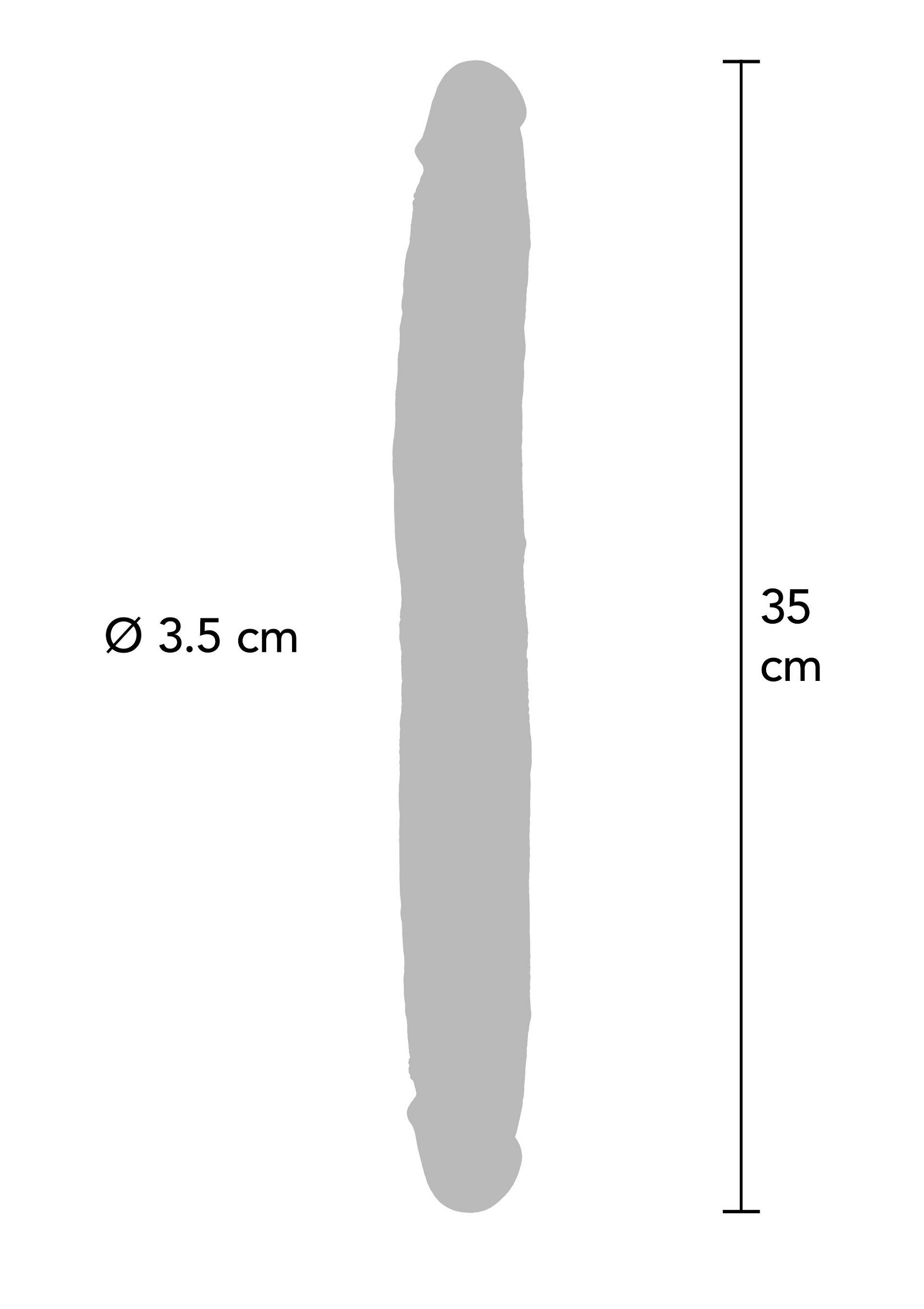 Foreskin Double Dong Silicone 35 cm - Afbeelding 2