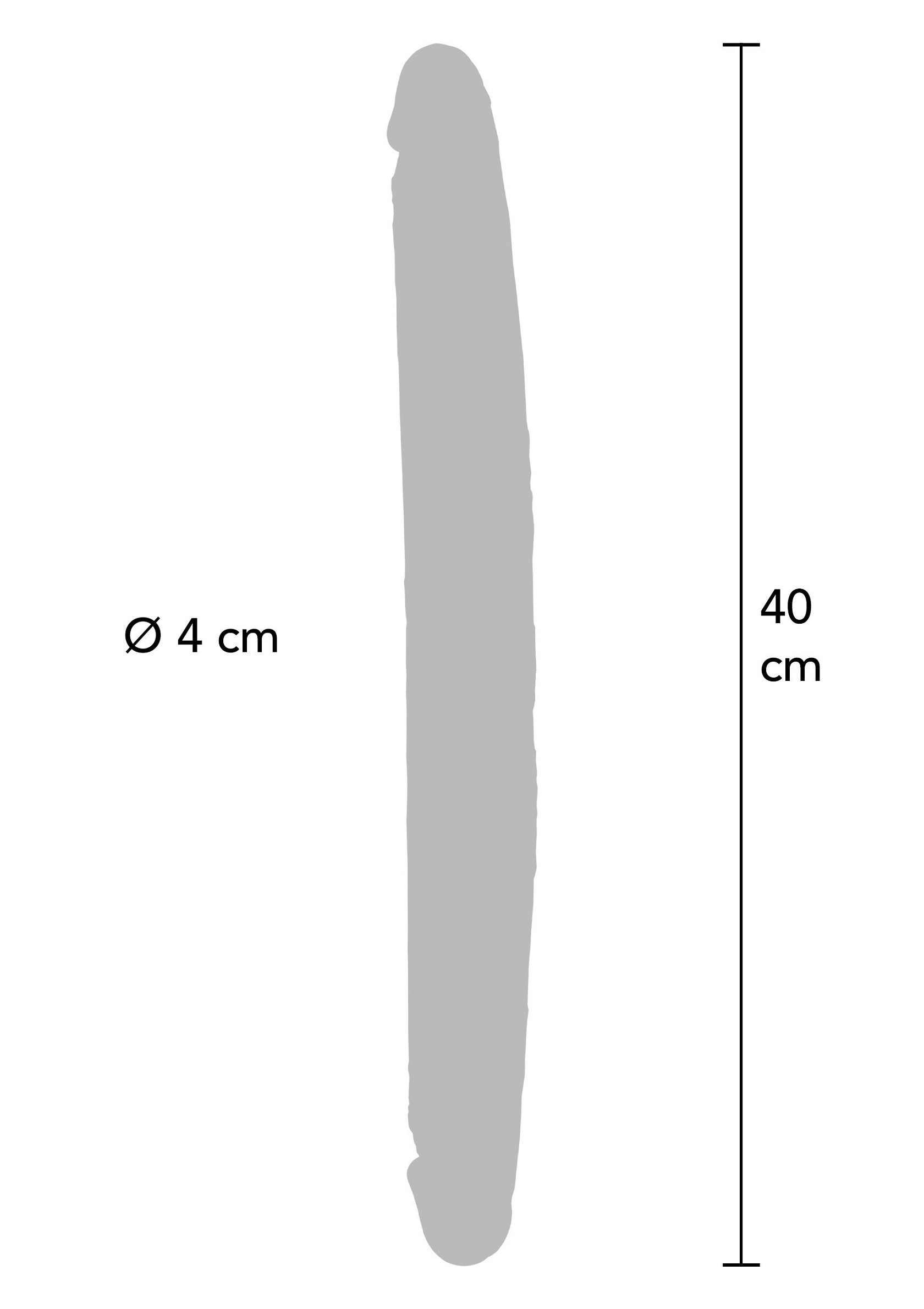 Foreskin Double Dong Silicone 40 cm - Afbeelding 2