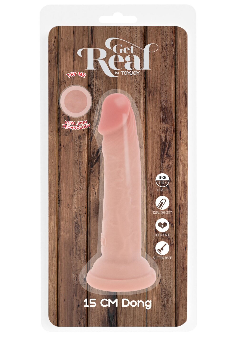 Deluxe Dual Density Dong TPE 15 cm - Afbeelding 3