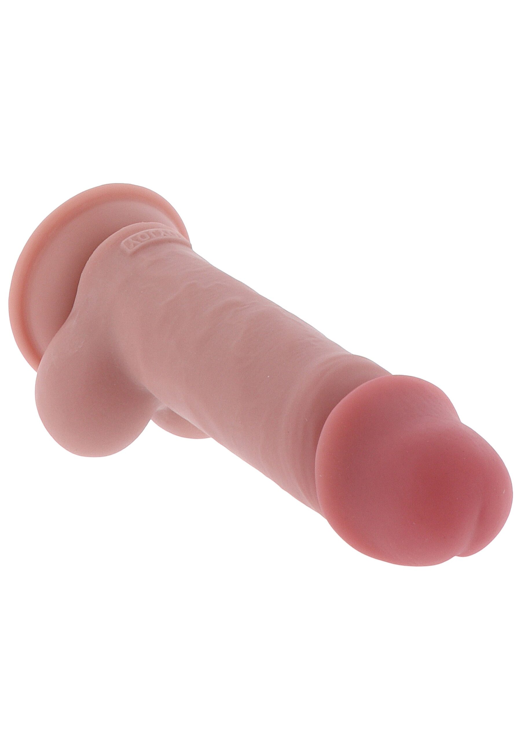 Deluxe Dual Density Thick Dildo TPE 17 cm - Afbeelding 2