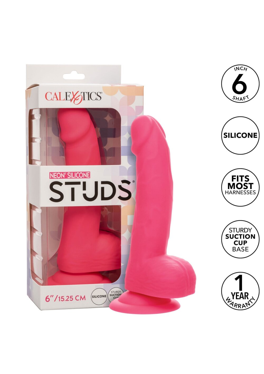 Neon Silicone Studs 6 inch - Afbeelding 4