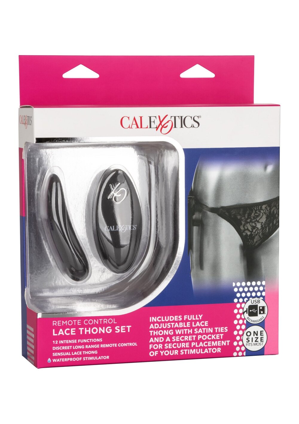 Remote Control Lace Thong Set - Afbeelding 2