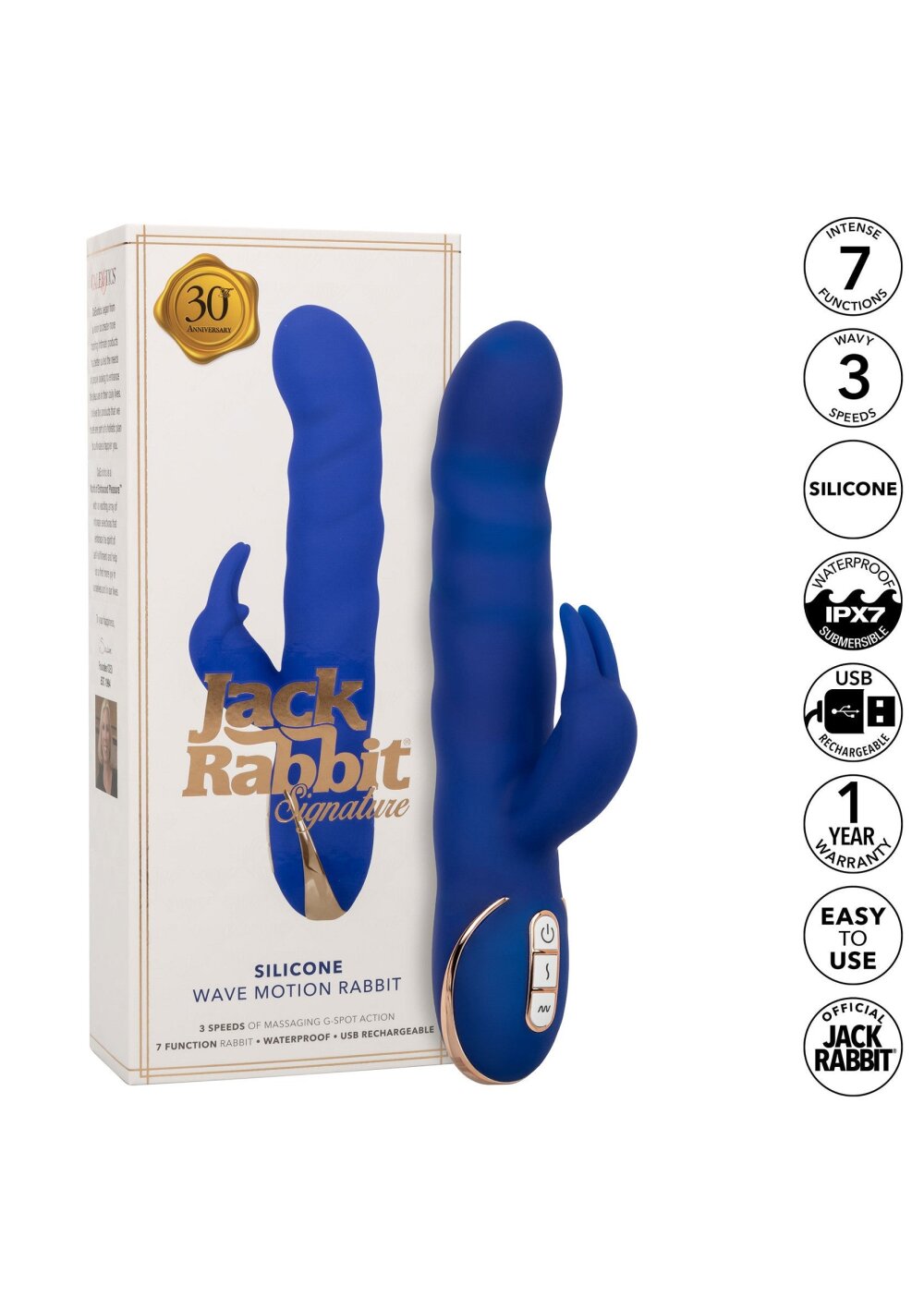 Silicone Wave Motion Rabbit - Afbeelding 5