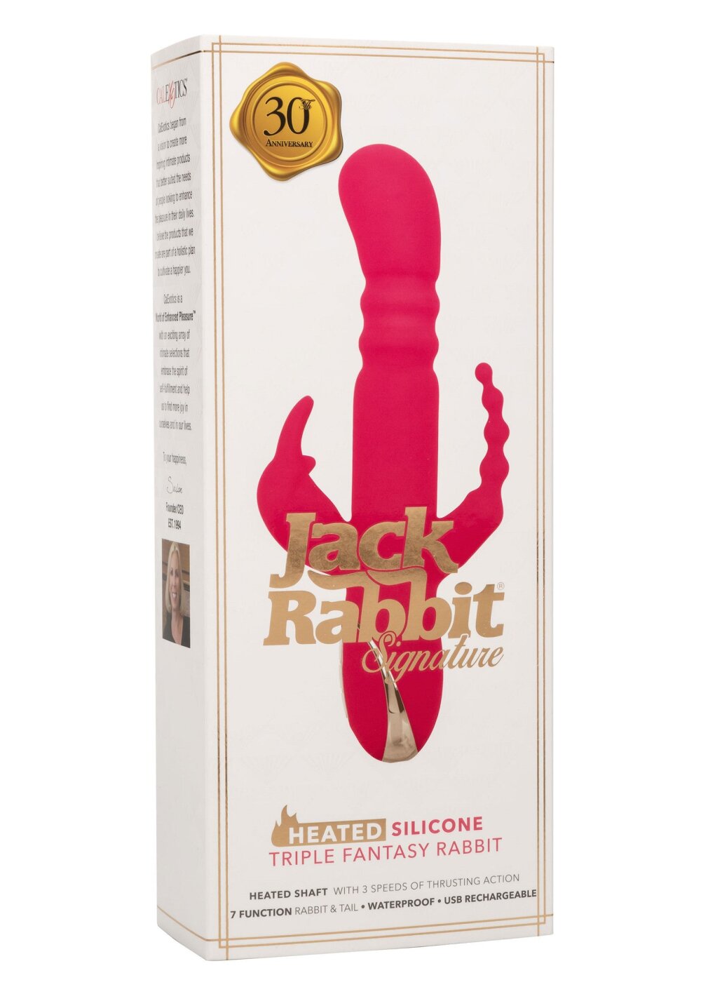Heated Silicone Triple Rabbit - Afbeelding 3