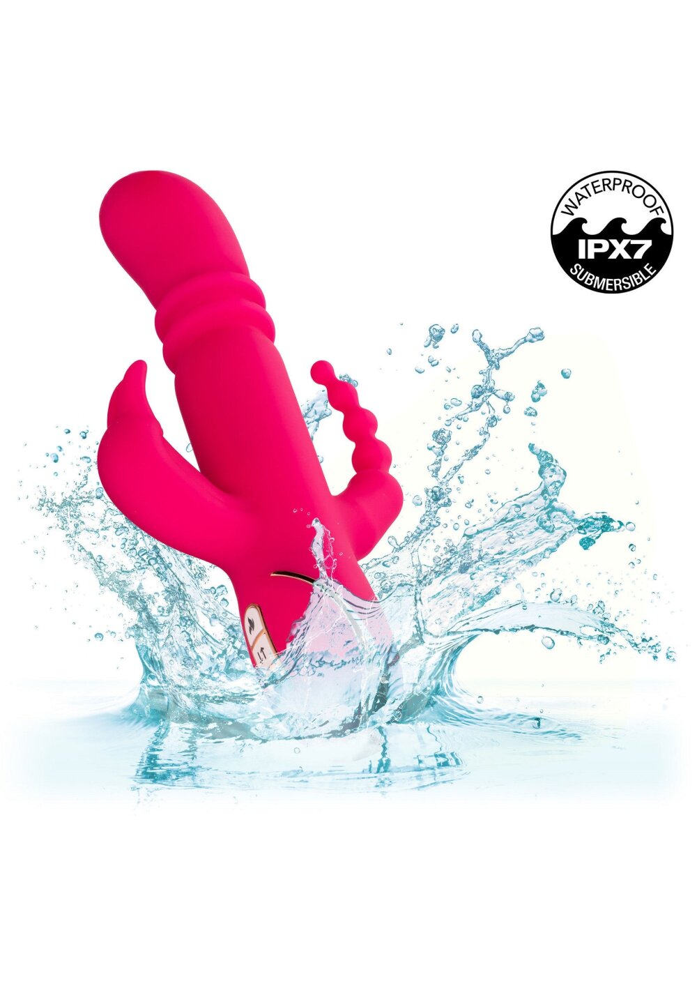 Heated Silicone Triple Rabbit - Afbeelding 7