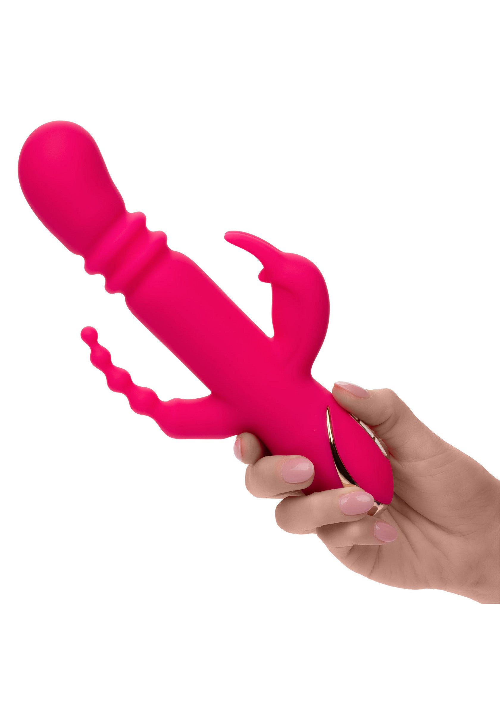 Heated Silicone Triple Rabbit - Afbeelding 8