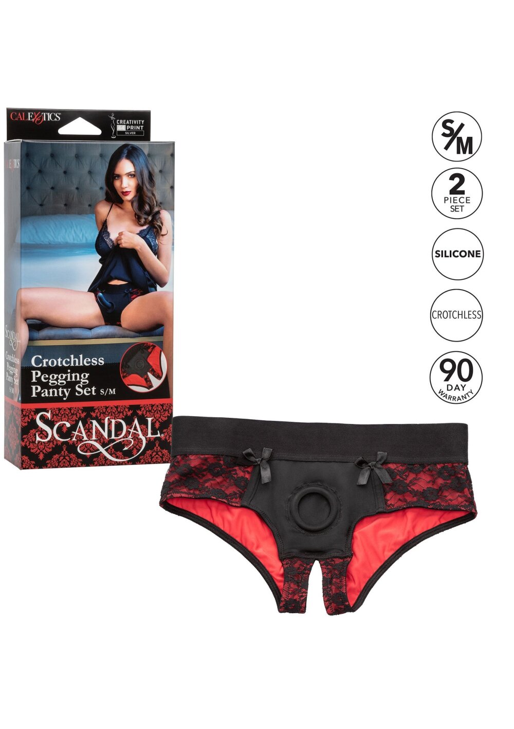 Scandal Crotchless Set S/M - Afbeelding 5