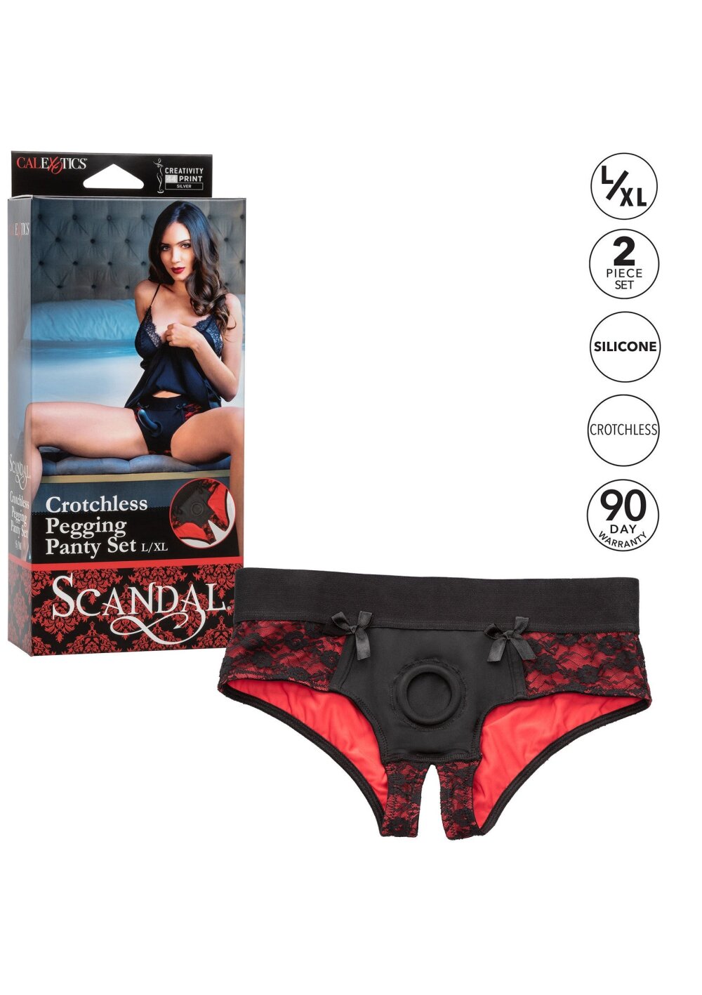 Scandal Crotchless Set L/XL - Afbeelding 5