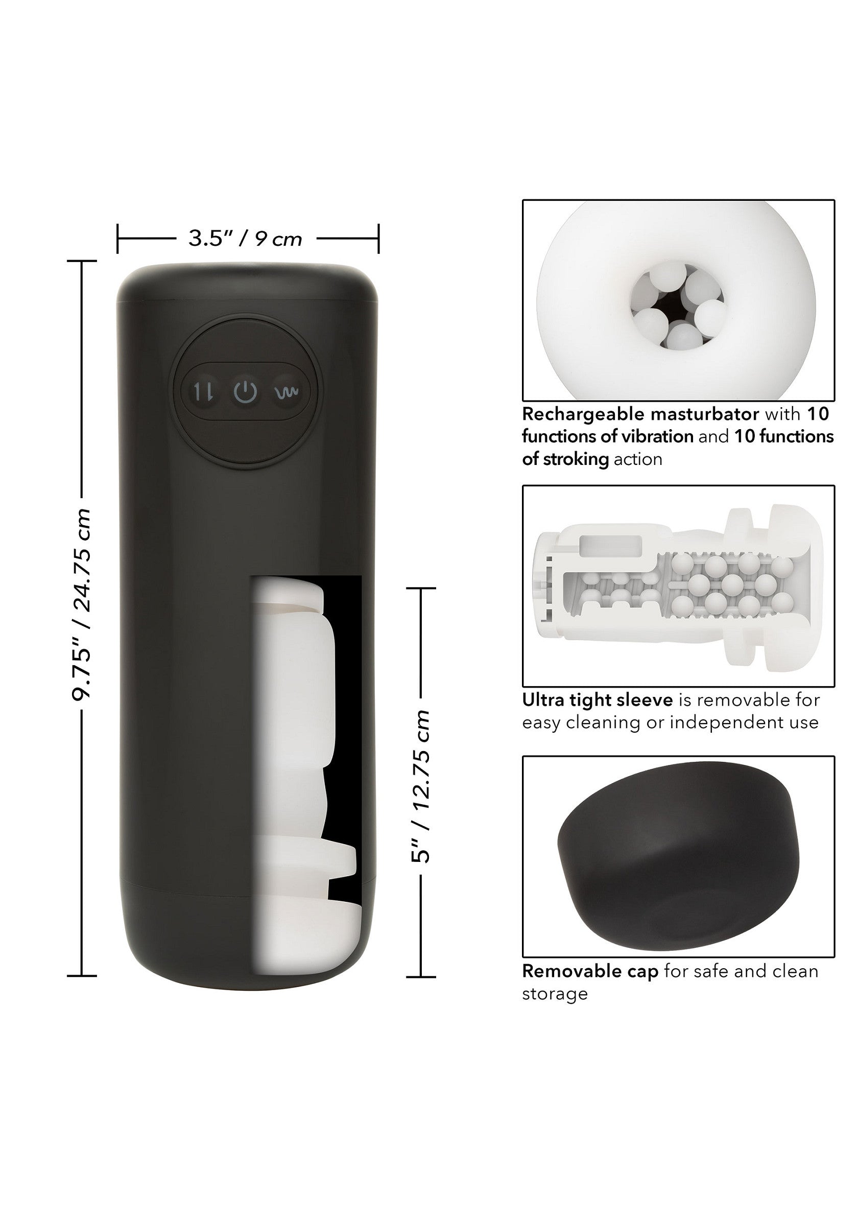 Vibrating & Thrusting Stroker - Afbeelding 4