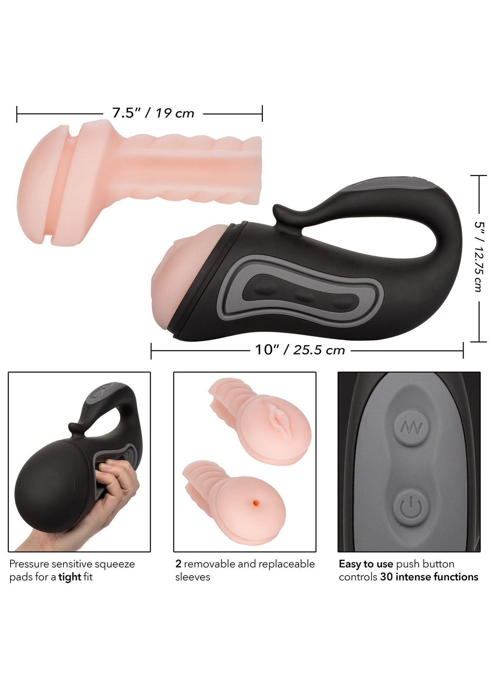 Rechargeable Grip-N-Stroke - Afbeelding 4