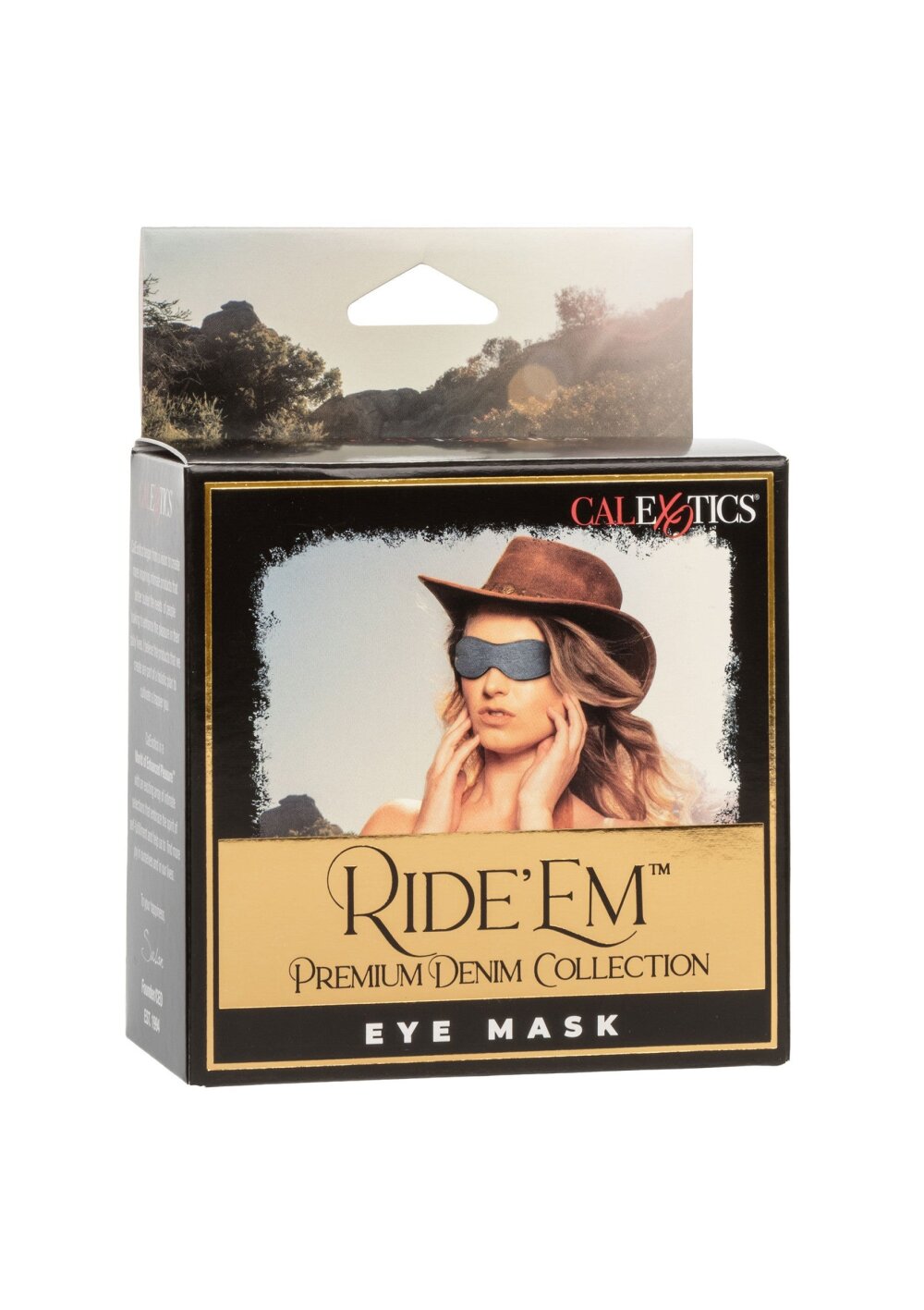 Ride Em Denim Eye Mask - Afbeelding 3
