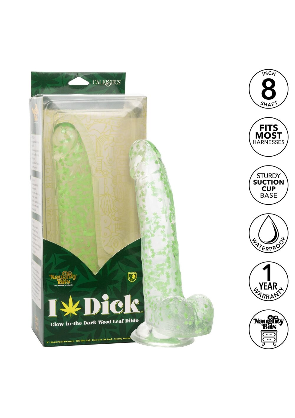 I Leaf Dick Glow Dildo - Afbeelding 5