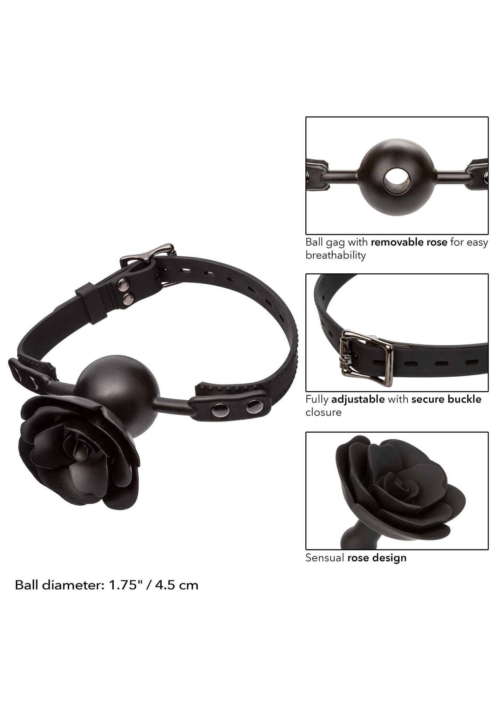 Removable Rose Gag - Afbeelding 4