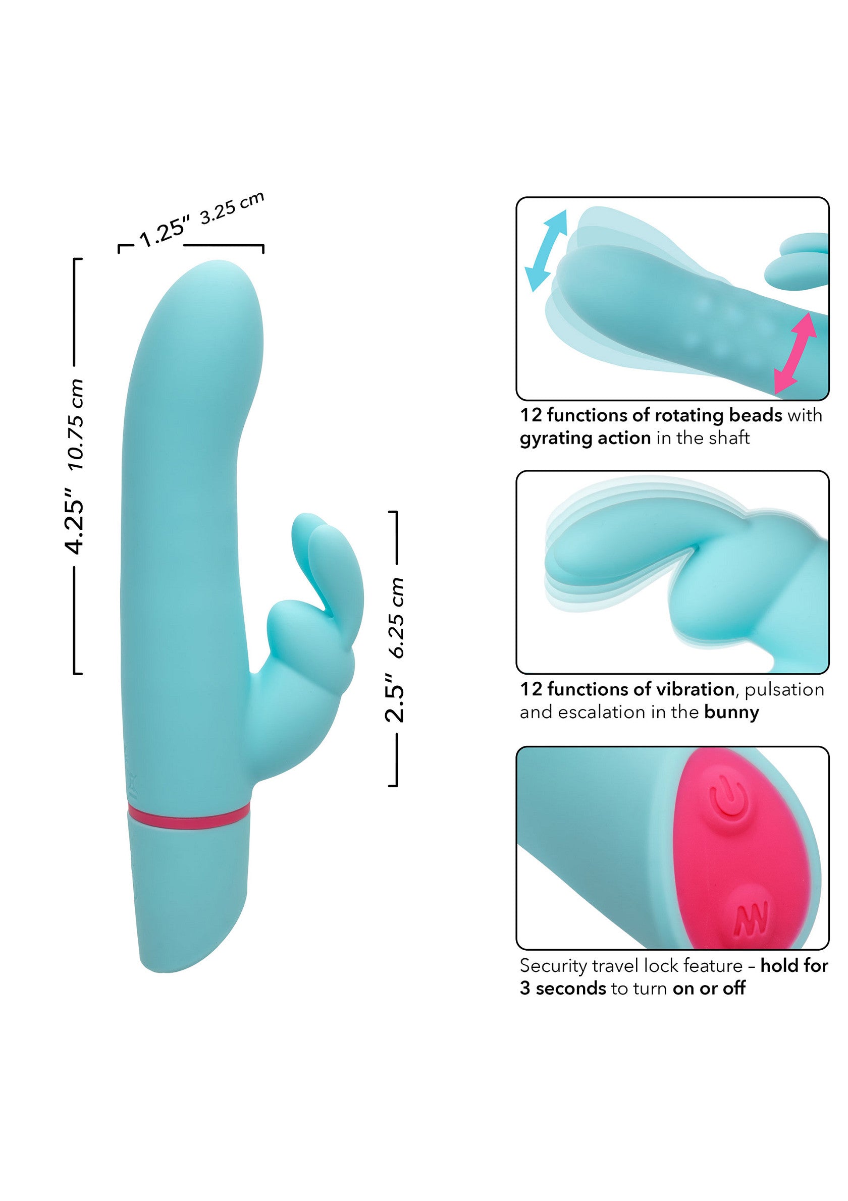 Love Bunny Rotating Bunny - Afbeelding 4