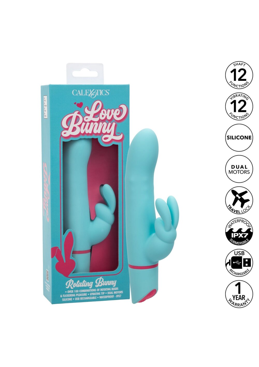 Love Bunny Rotating Bunny - Afbeelding 5