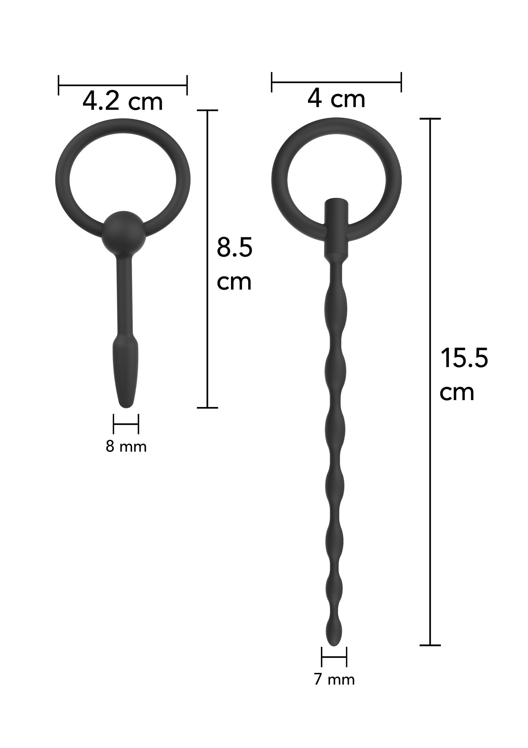 Penis Plug Set Small 2 pcs - Afbeelding 2