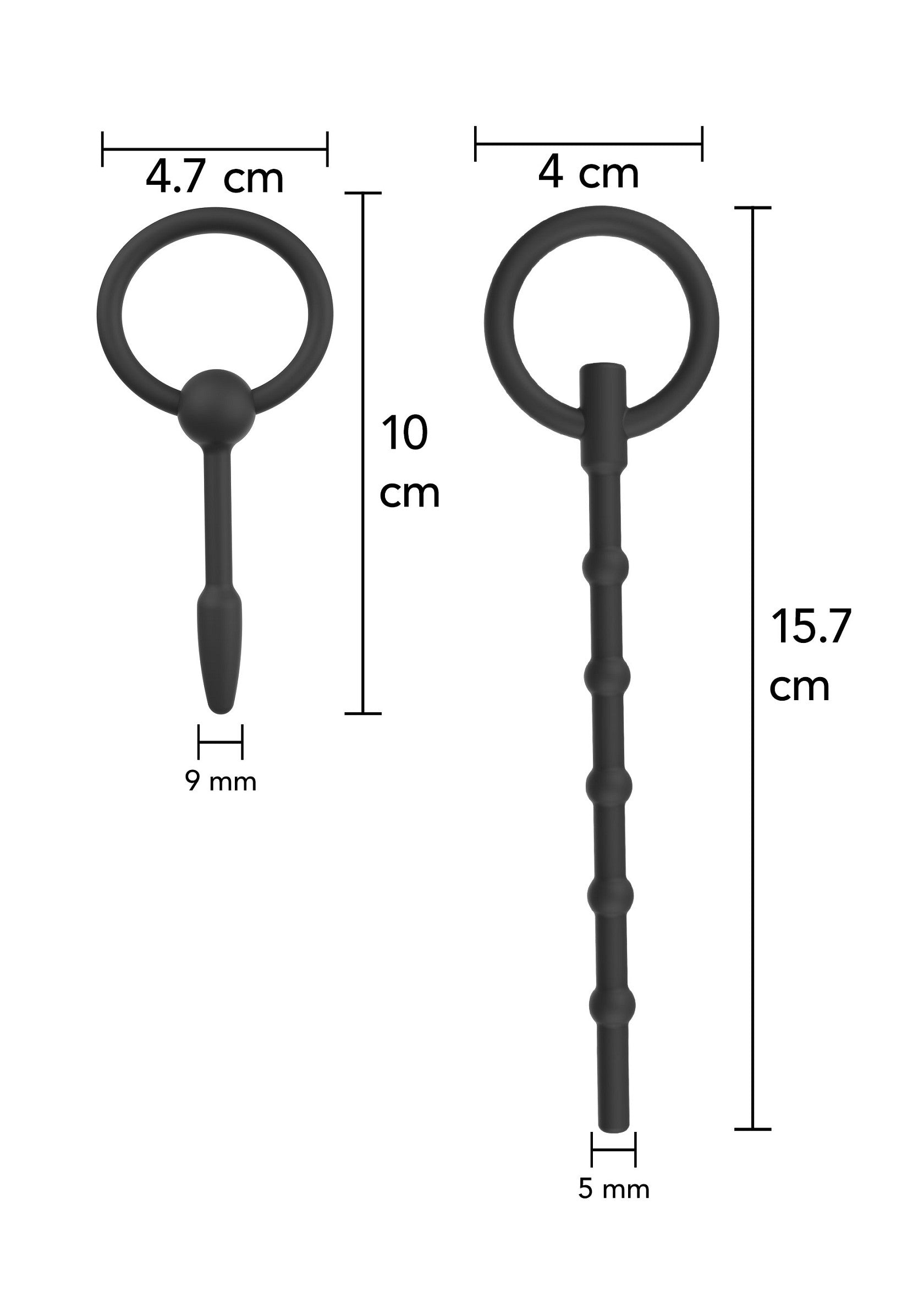 Penis Plug Set Large 2 pcs - Afbeelding 2