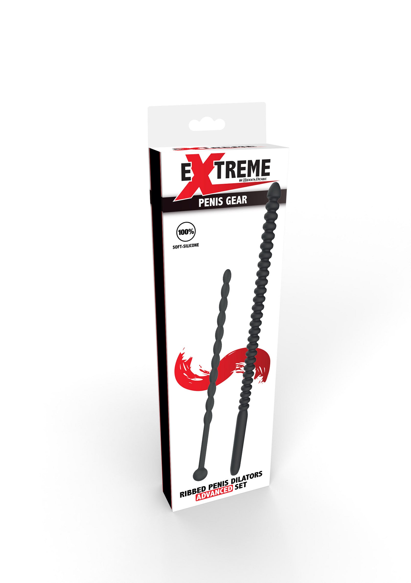 Ribbed Penis Dilator Set 2 pcs - Afbeelding 3
