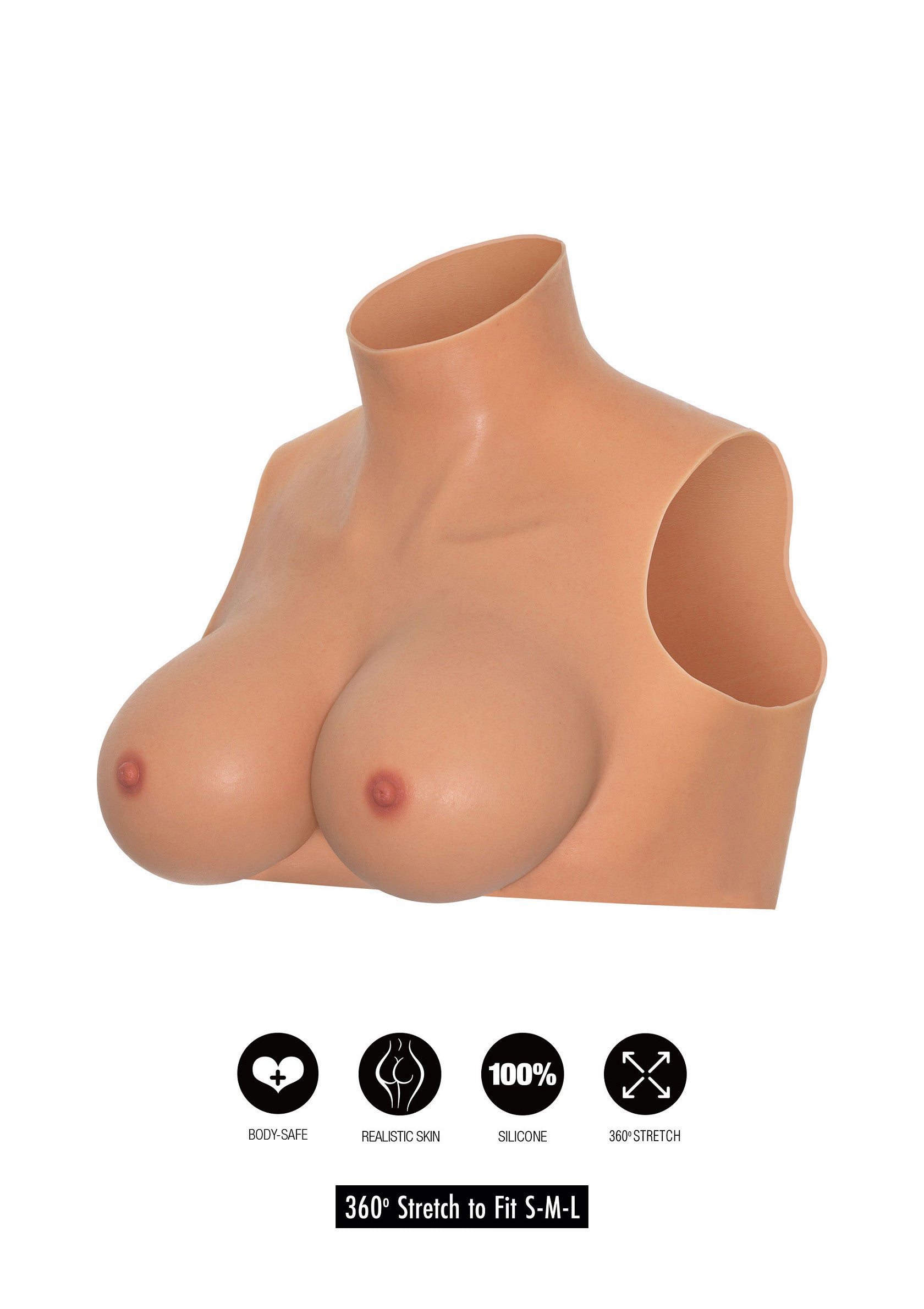 Wearable Breasts Crop Top G Cup - Afbeelding 7