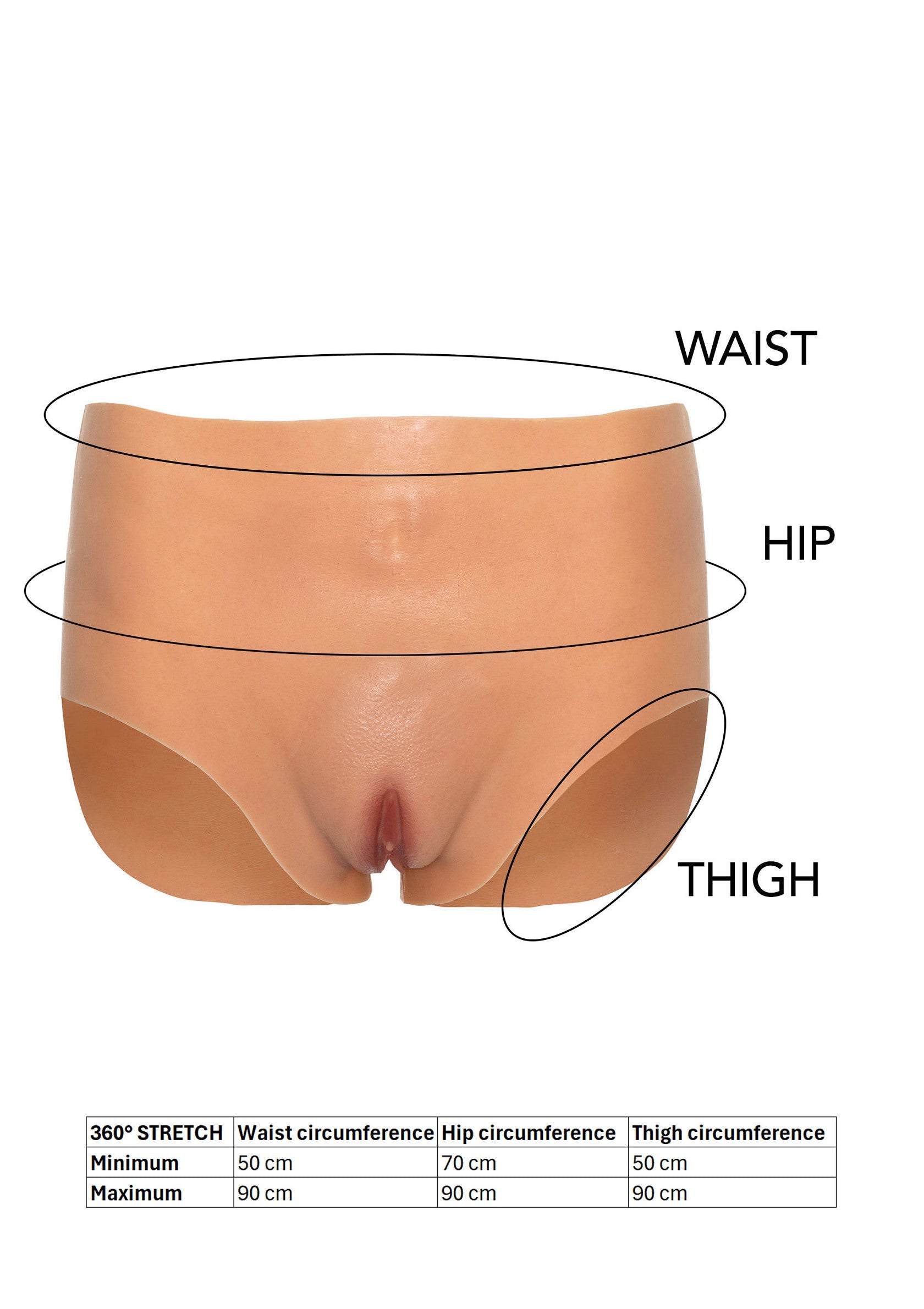 Open Vagina Brief High Waist - Afbeelding 2