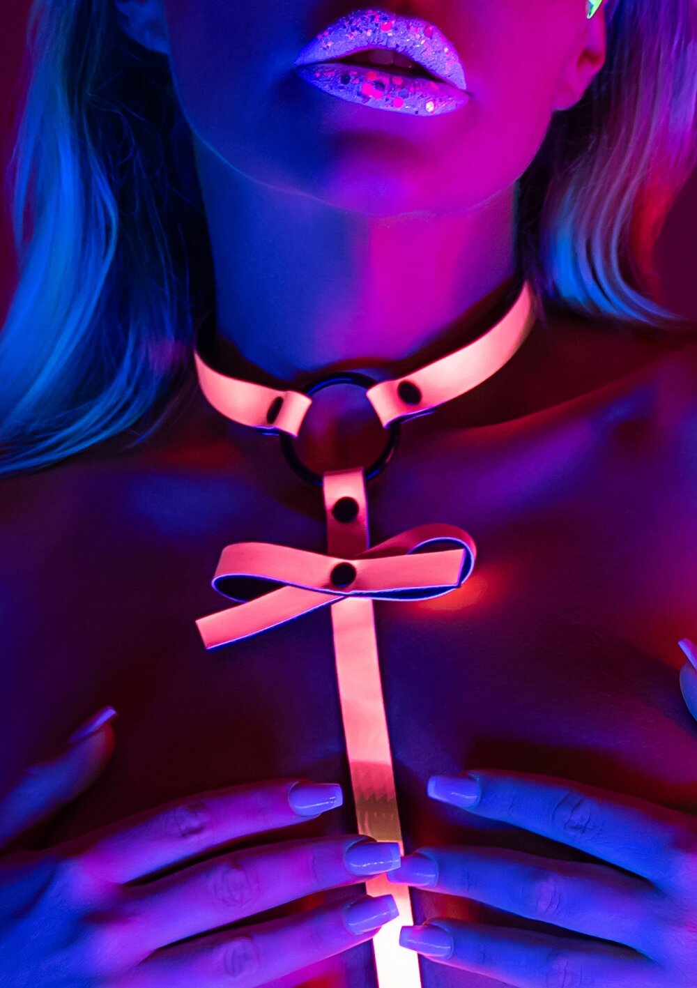 Seductive Harness with Bow - Afbeelding 4