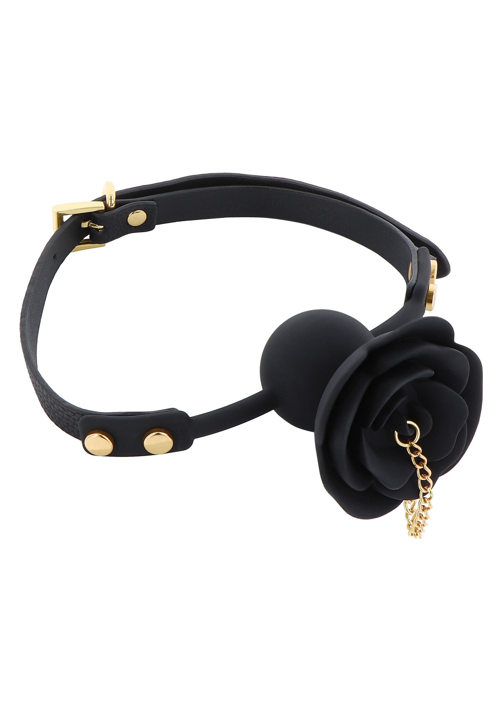 Rose Ball Gag with Plug - Afbeelding 2
