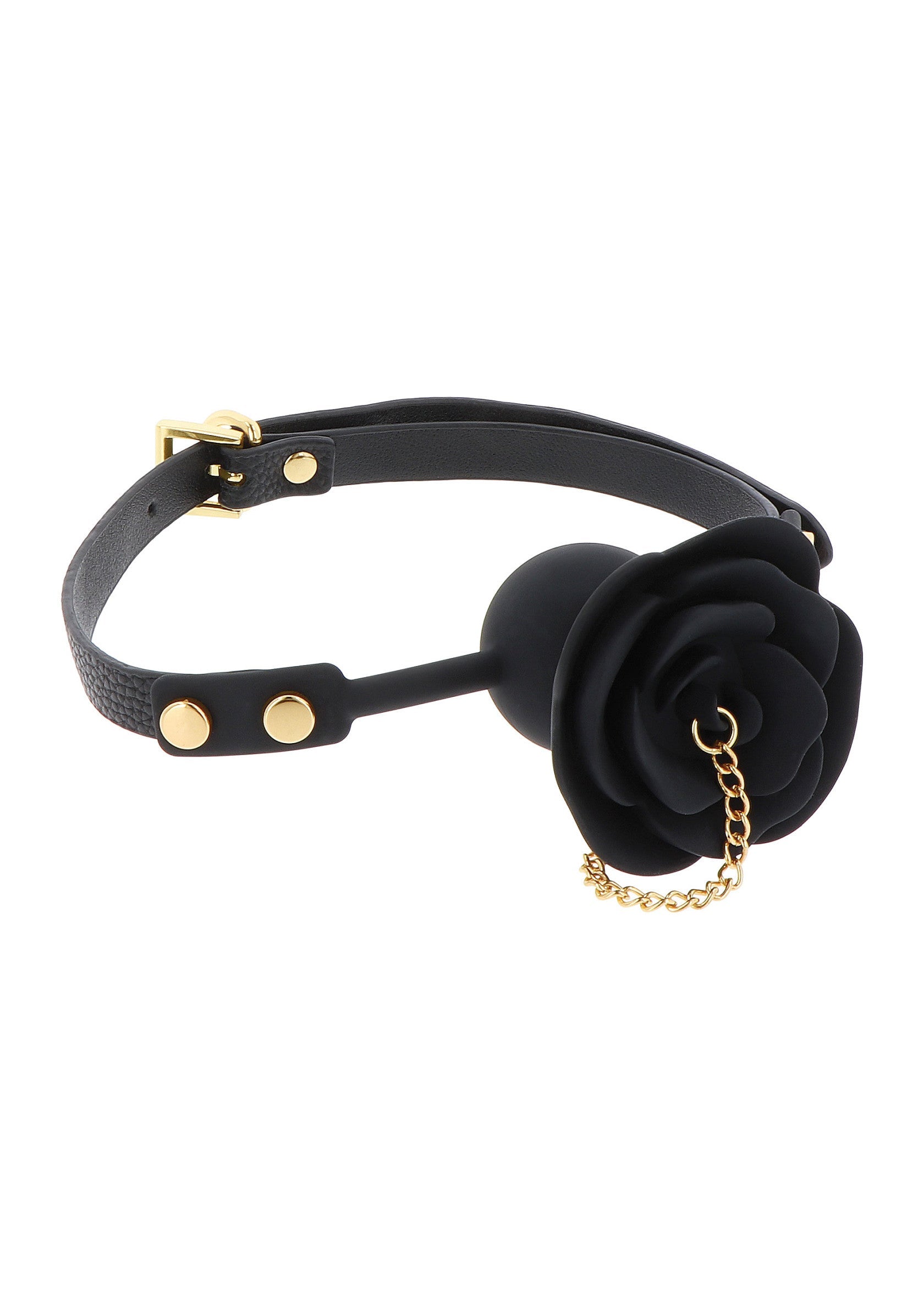 Rose Ball Gag with Plug - Afbeelding 4
