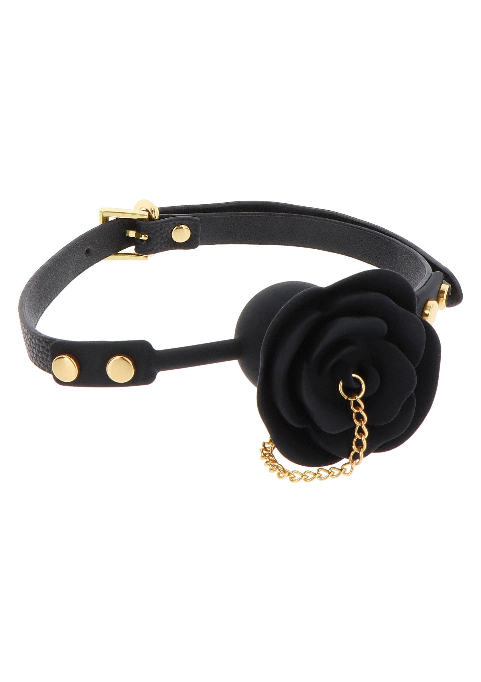 Rose Ball Gag with Plug - Afbeelding 5