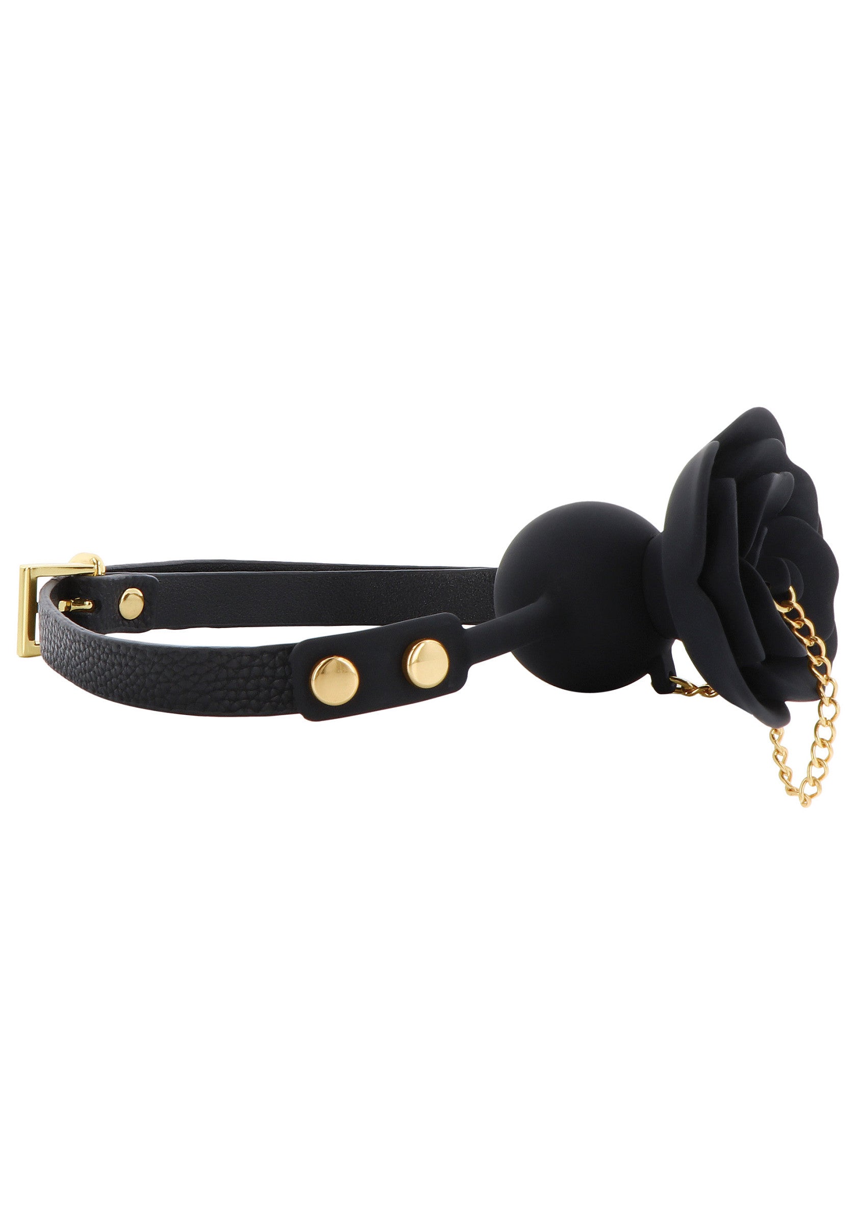 Rose Ball Gag with Plug - Afbeelding 6