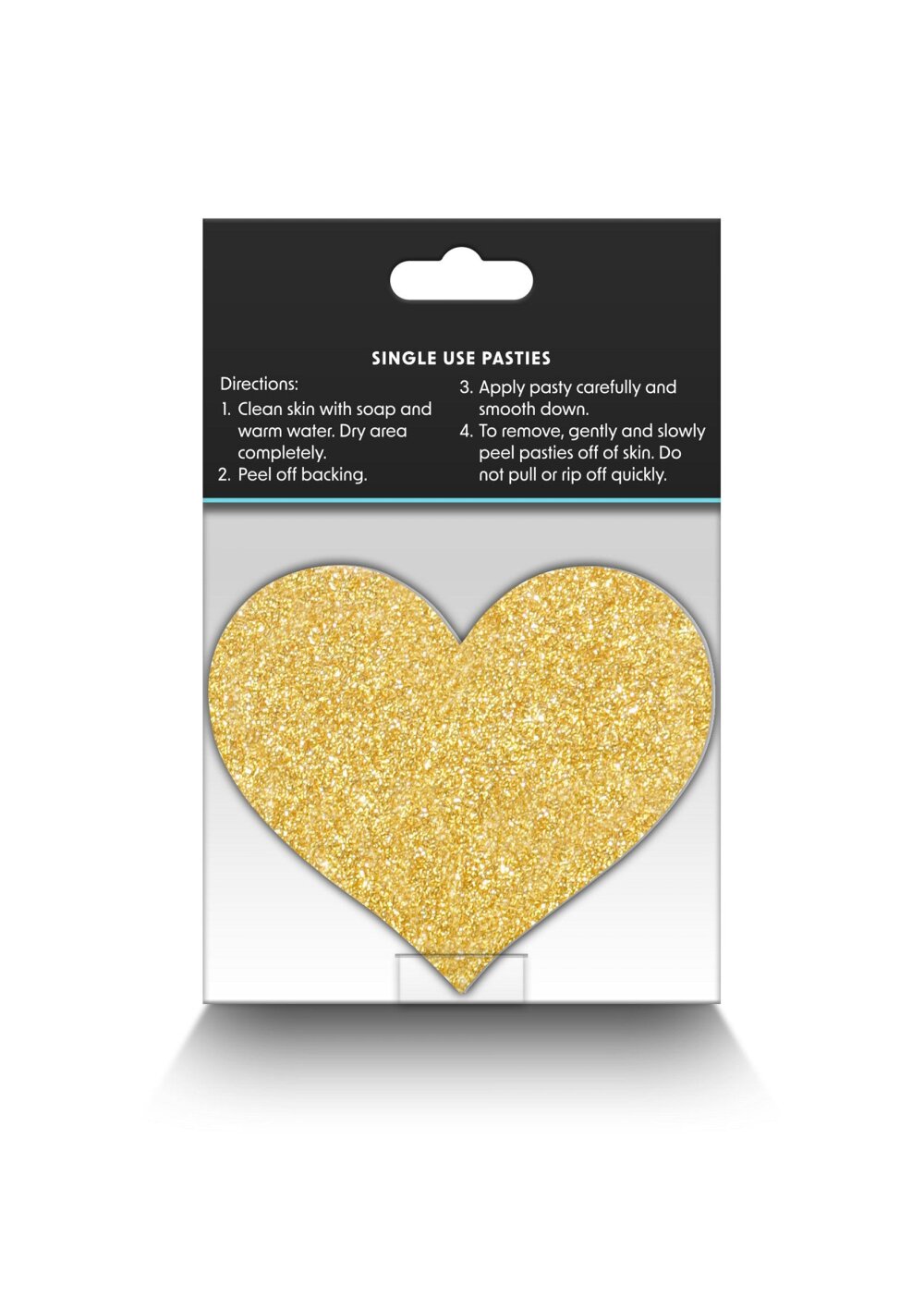 Pasties Glitter Hearts 2 Pair - Afbeelding 3