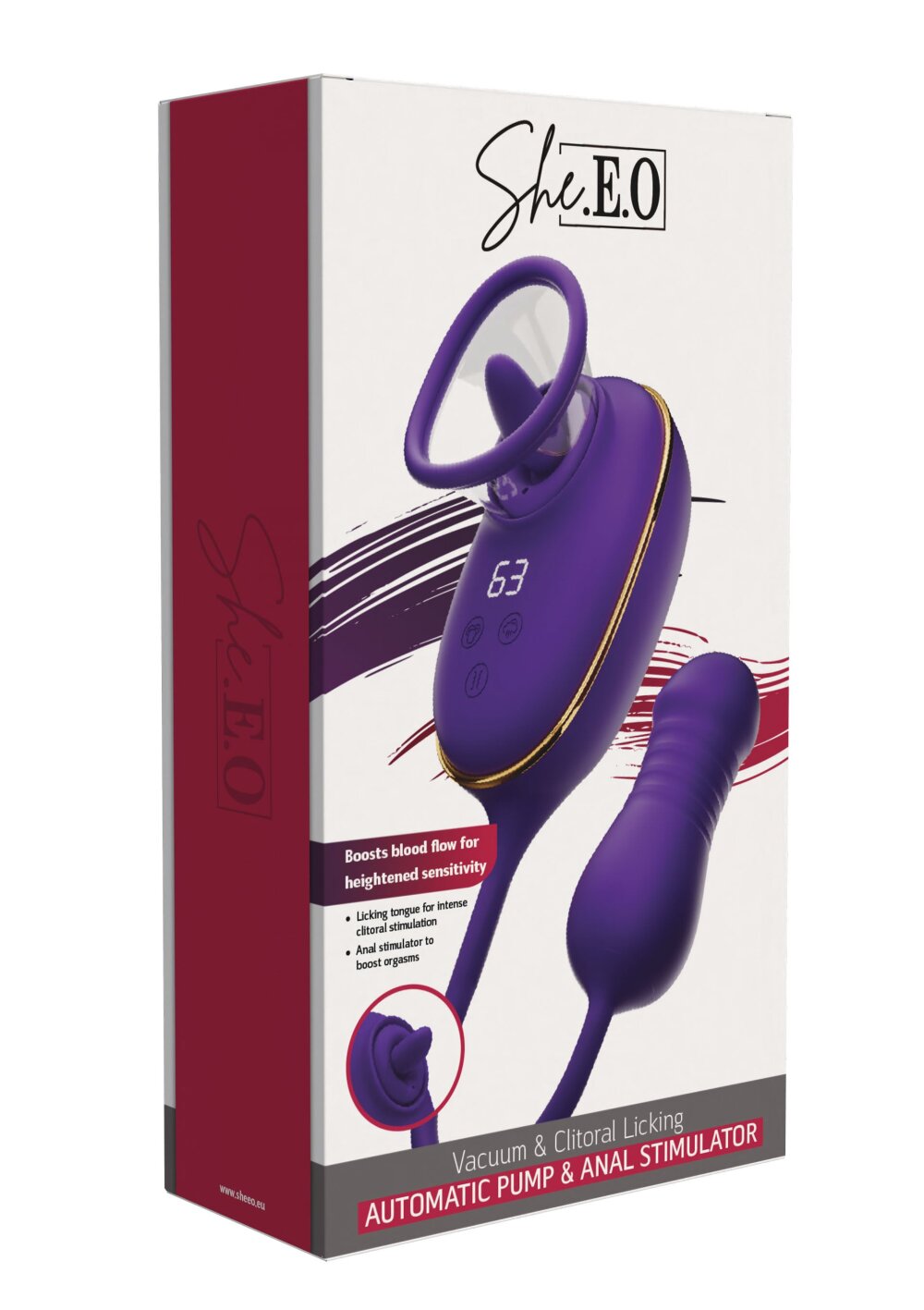 Licking Clitoral Pump & Anal Stimulator - Afbeelding 3