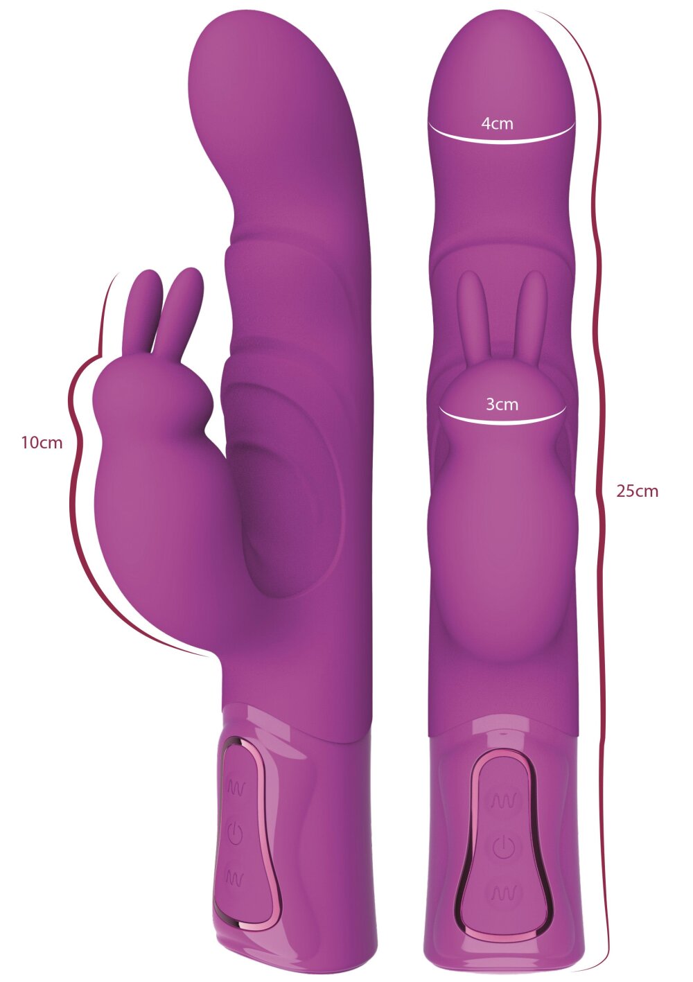 Vibrating G-Spot Thick Rabbit Vibrator - Afbeelding 8
