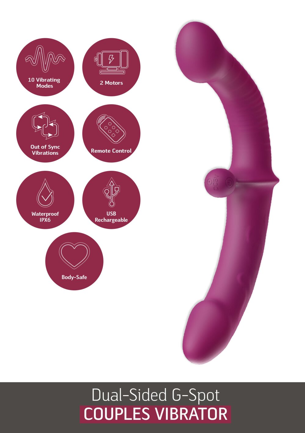 Dual-Sided G-Spot Vibrator - Afbeelding 7