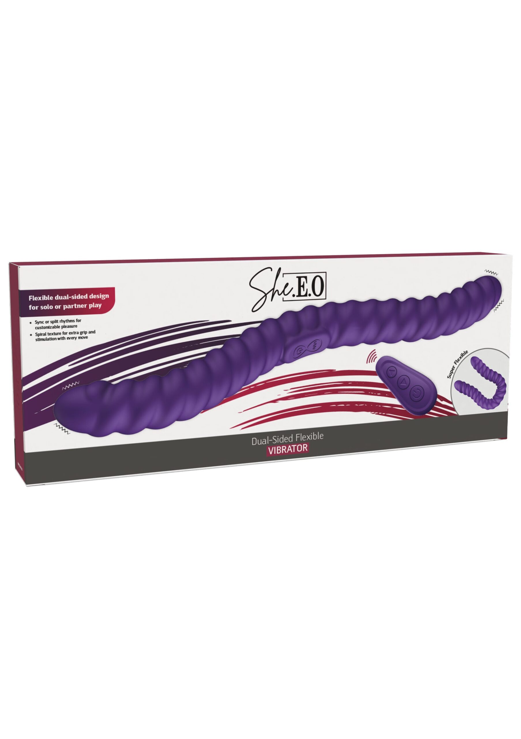 Dual-Sided Flexible Vibrator - Afbeelding 2