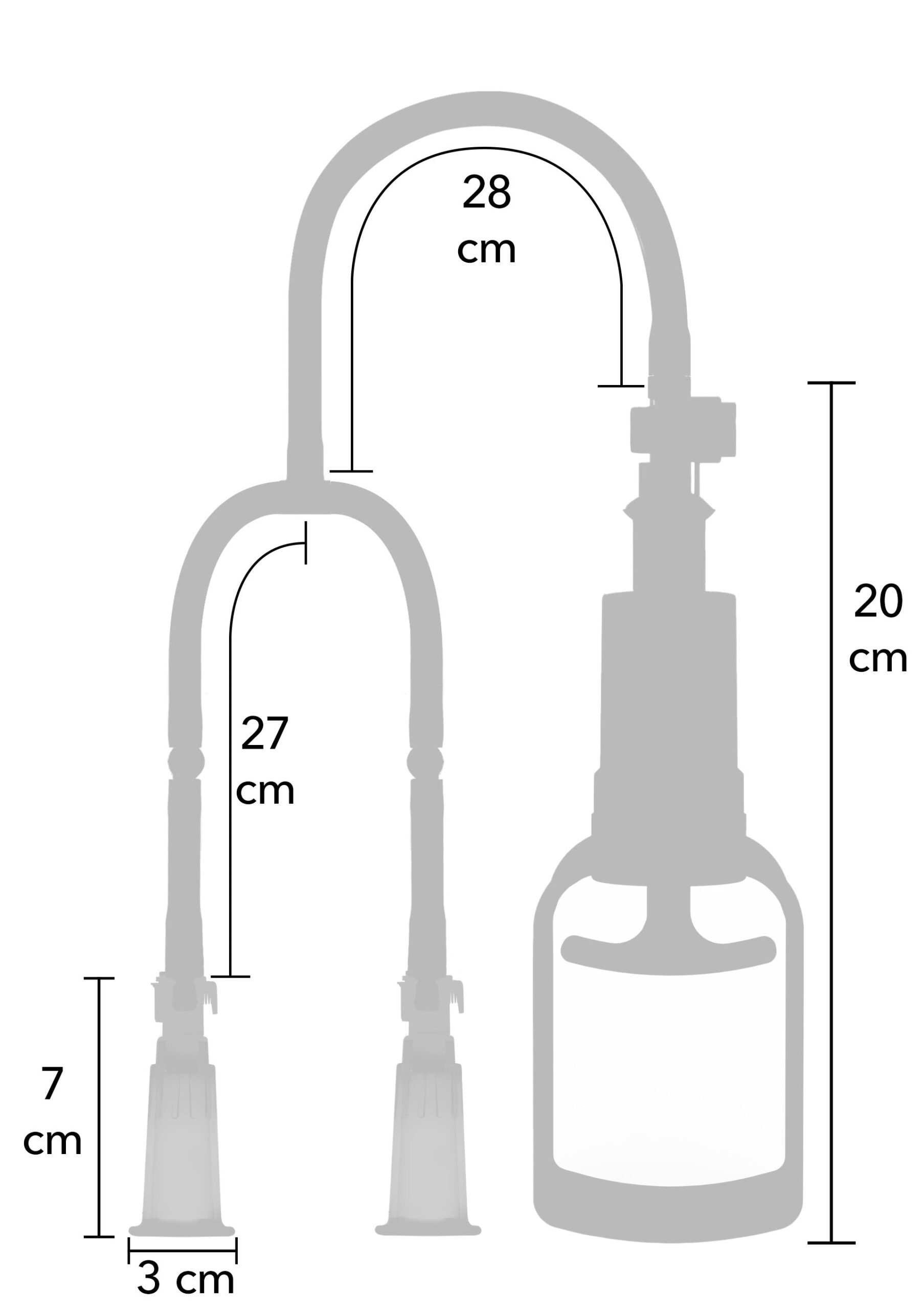 Vacuum Nipple Pleasure Pump S/M - Afbeelding 2