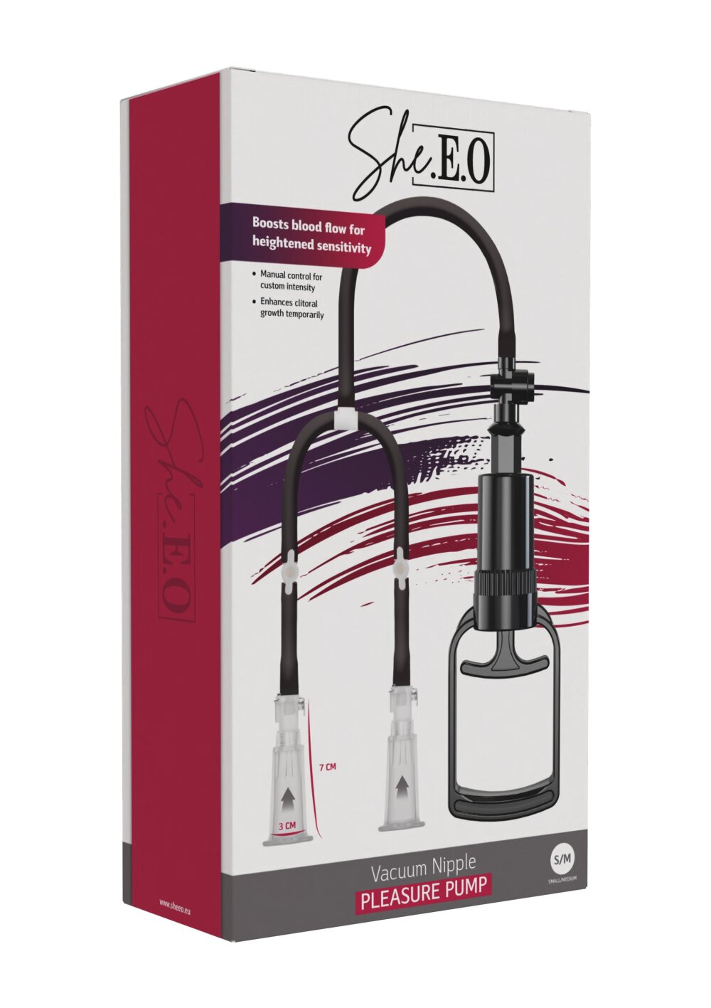 Vacuum Nipple Pleasure Pump S/M - Afbeelding 3