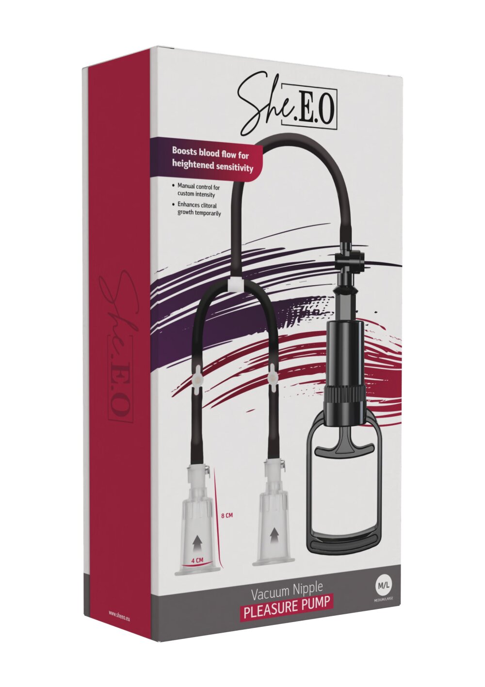 Vacuum Nipple Pleasure Pump M/L - Afbeelding 3