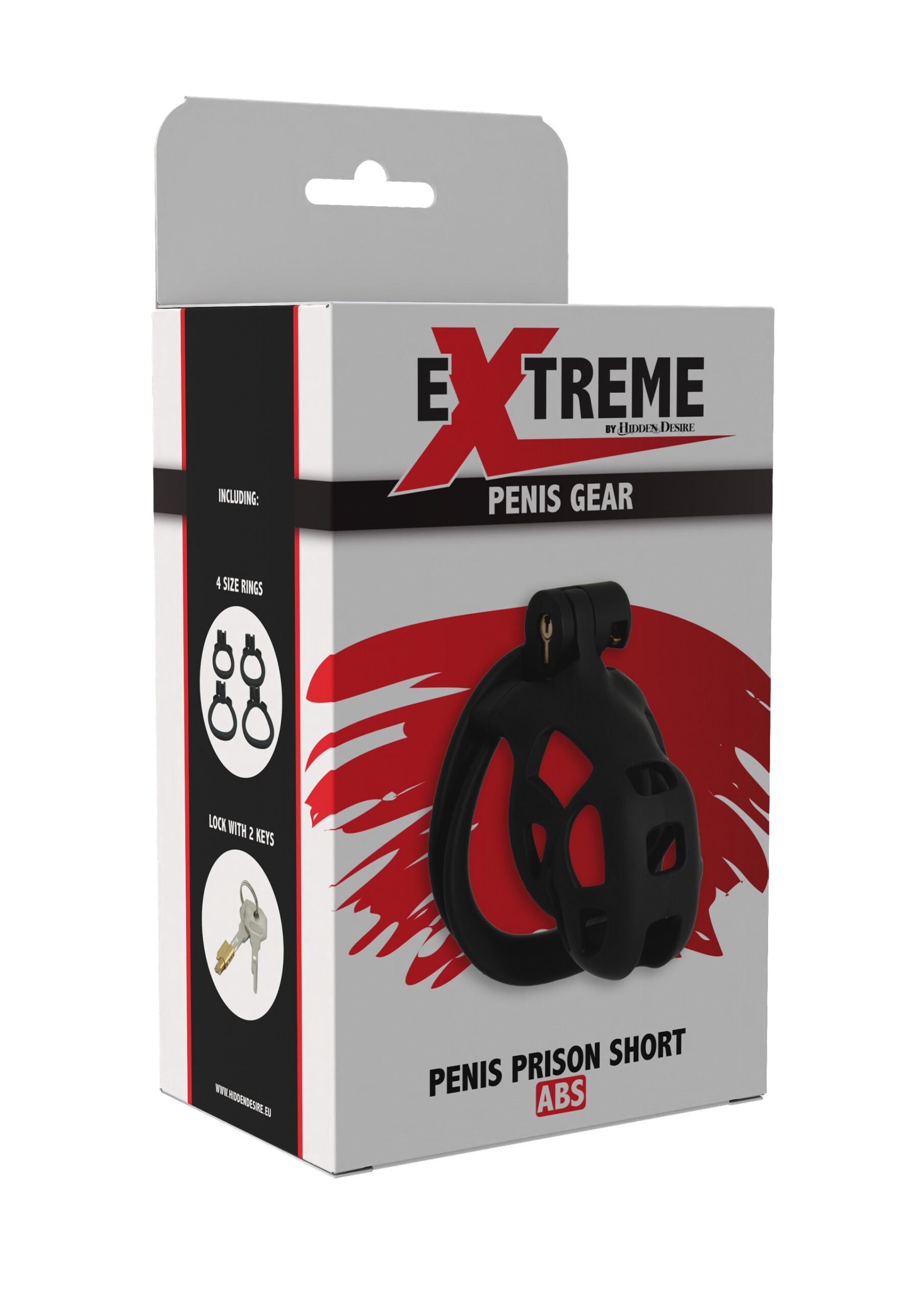 Penis Prison Cock Cage Short - Afbeelding 2
