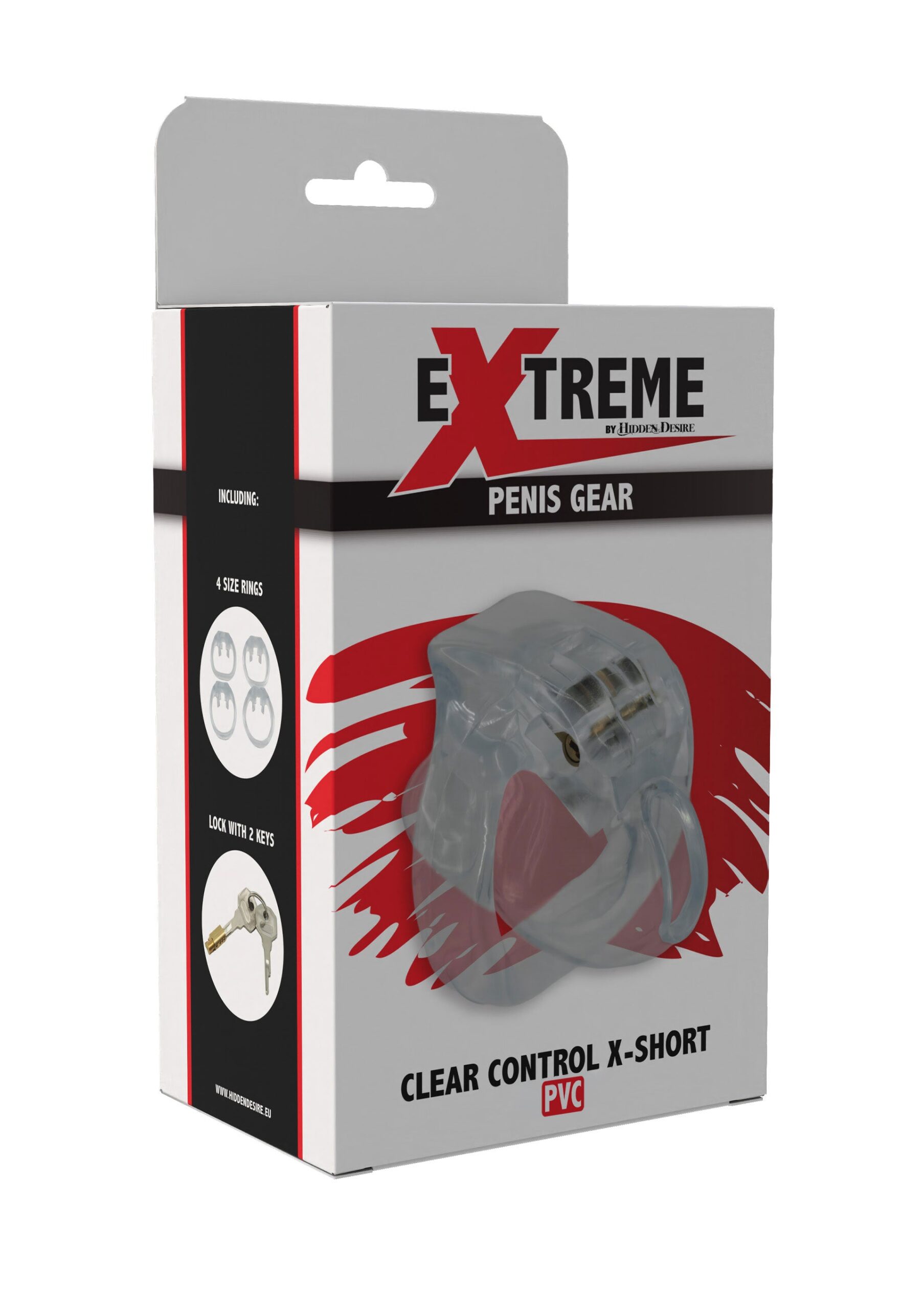 Clear Control Cock Cage X-Short - Afbeelding 3