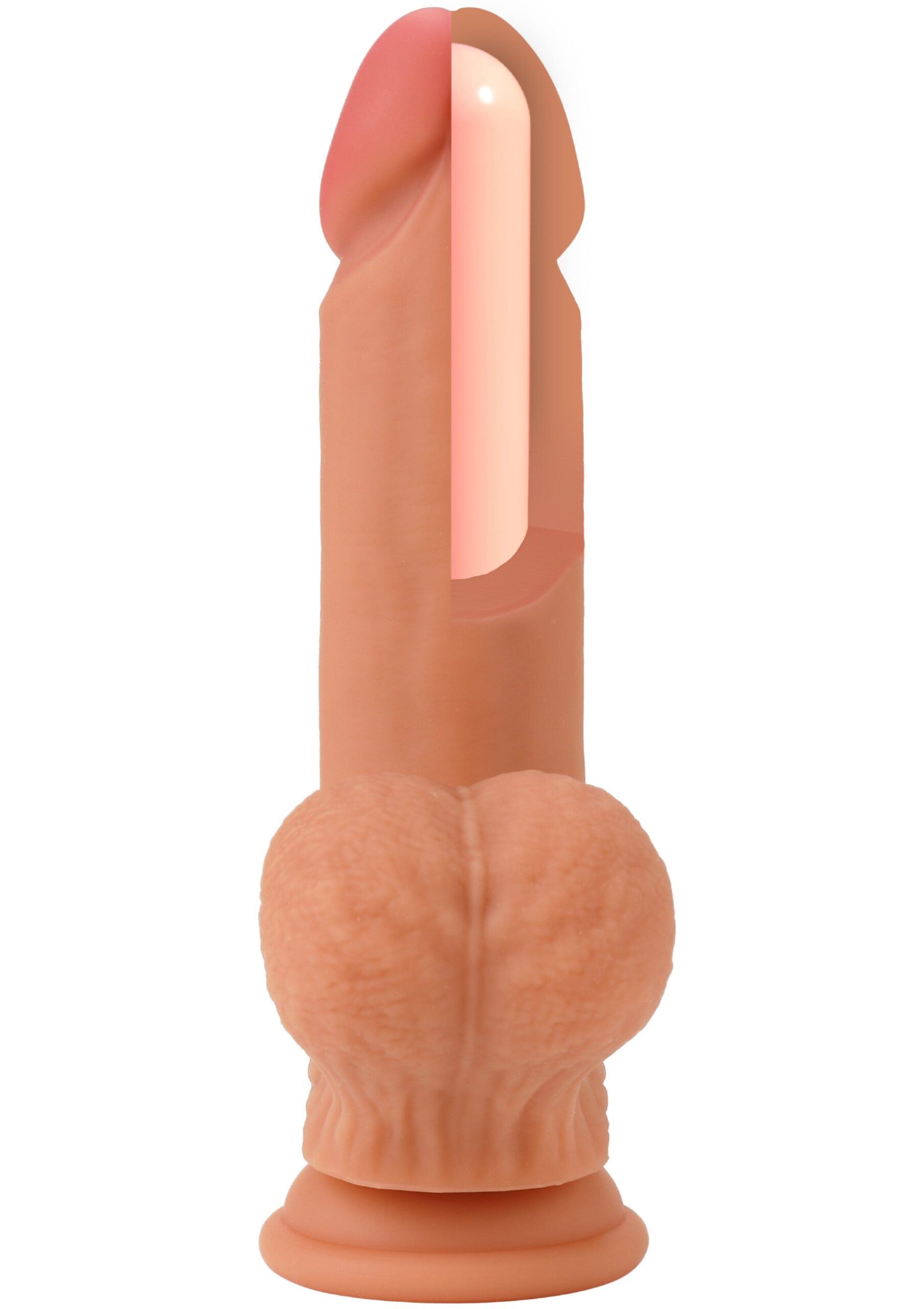 Realistic Dildo Liquid Silicone 19 cm - Afbeelding 4