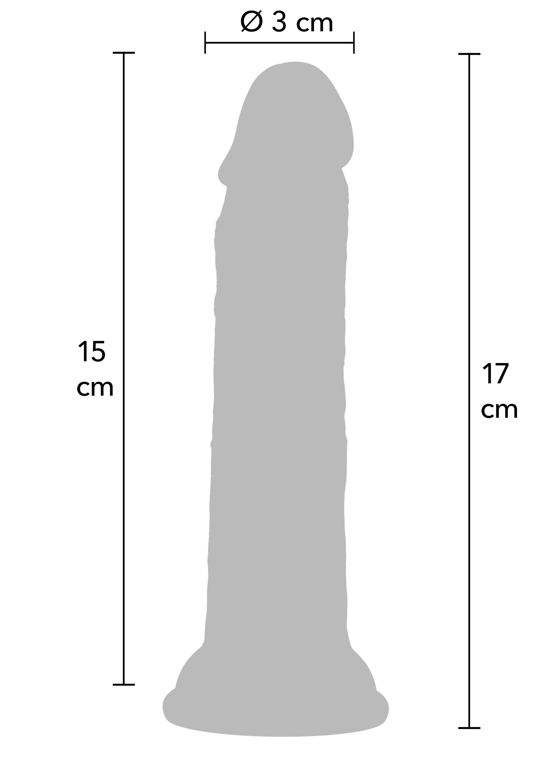 Realistic Dong Liquid Silicone 17 cm - Afbeelding 2