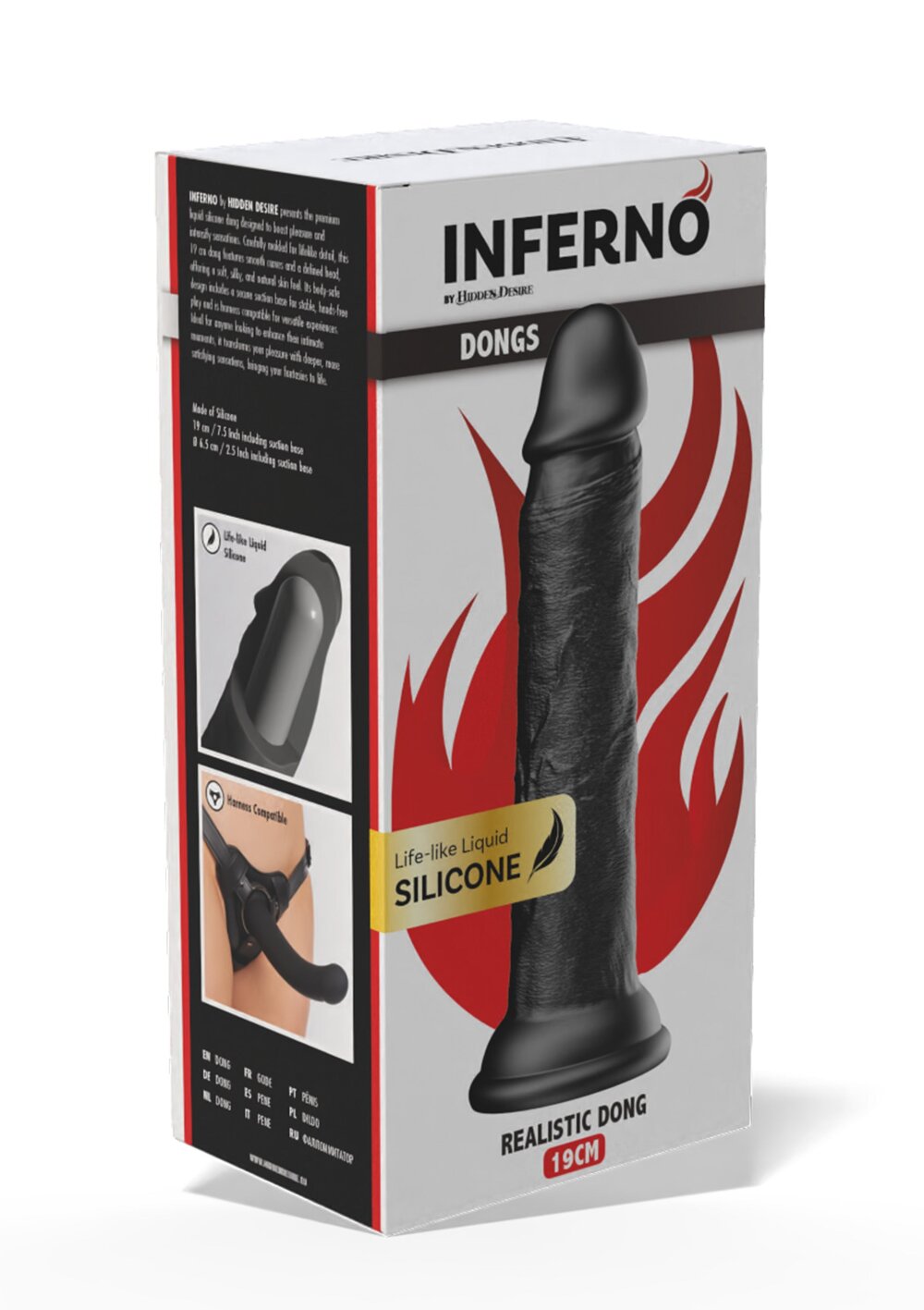 Realistic Dong Liquid Silicone 19 cm - Afbeelding 3