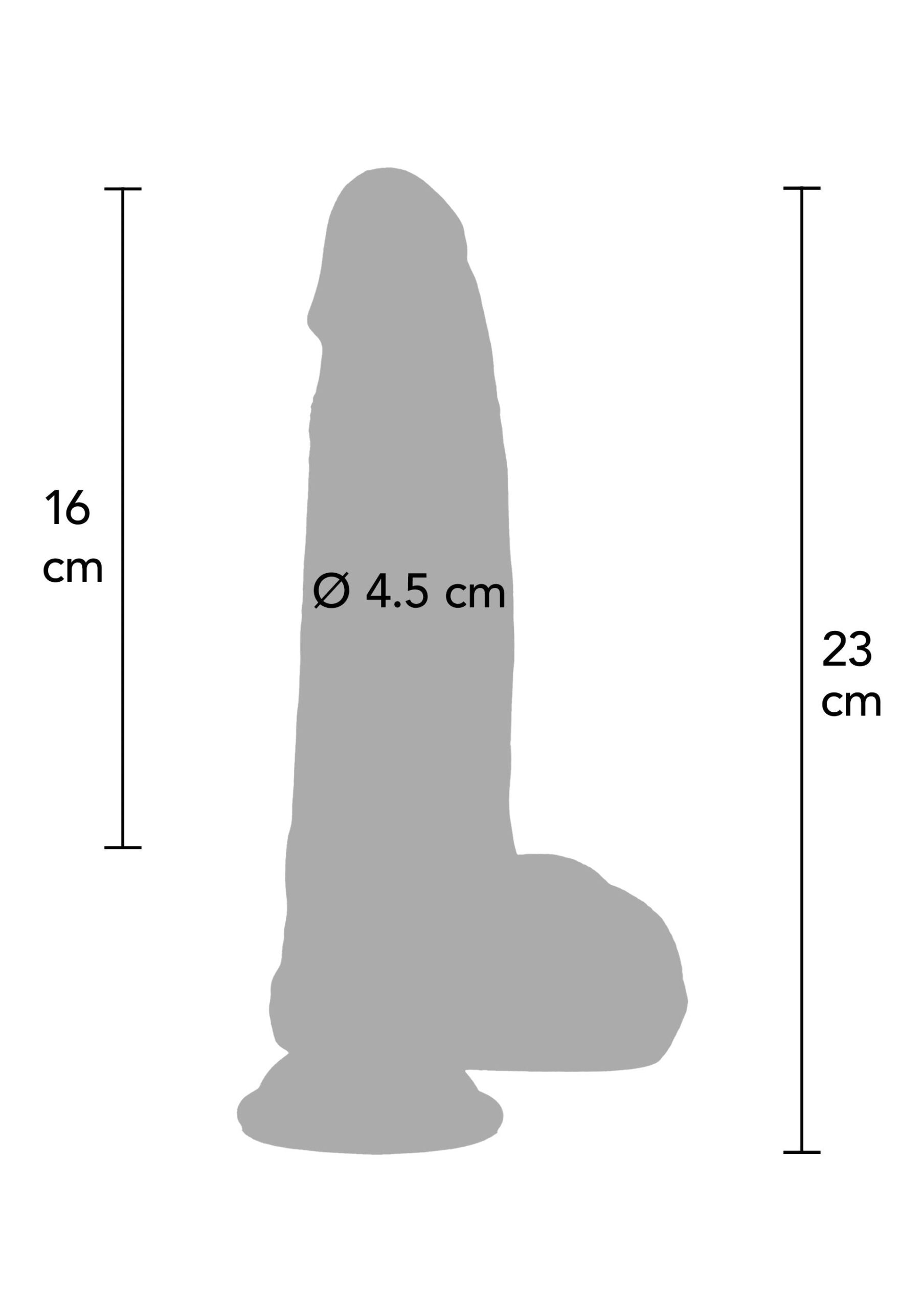 Ultra Realistic Dildo Silicone 18 cm - Afbeelding 2