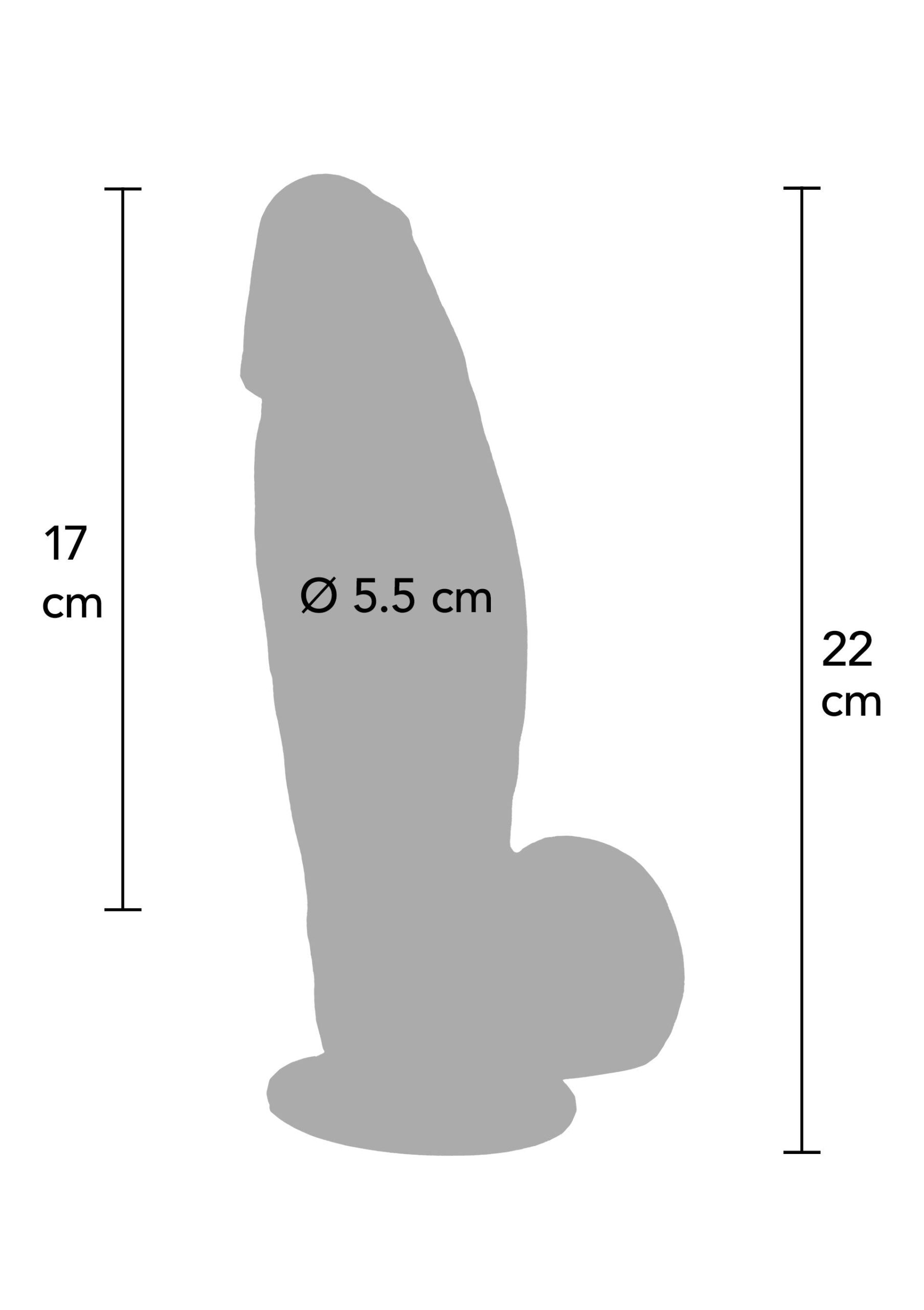 Ultra Realistic Dildo Silicone 22 cm - Afbeelding 2